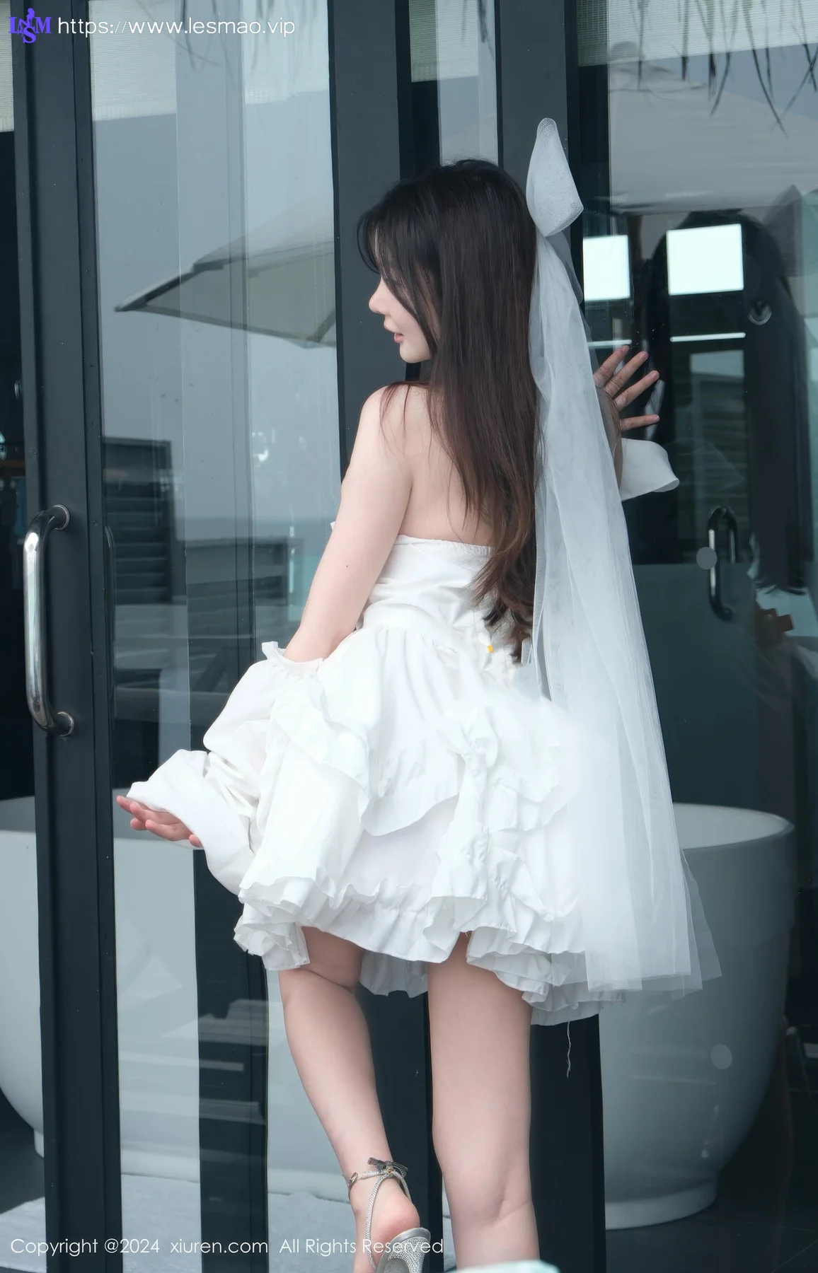 XiuRen 秀人 No.9535 糯美子MINIbabe 情趣婚纱新娘制服 - 14