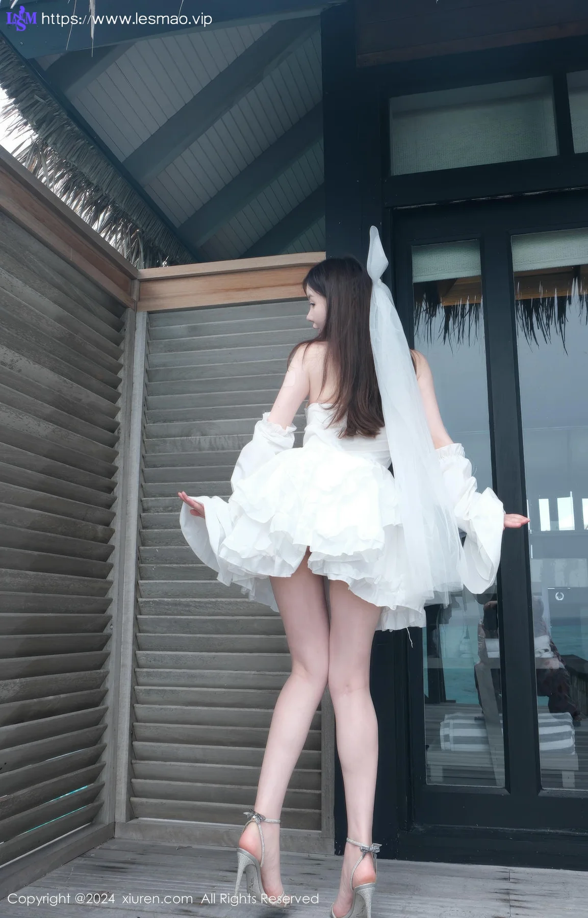 XiuRen 秀人 No.9535 糯美子MINIbabe 情趣婚纱新娘制服 - 18