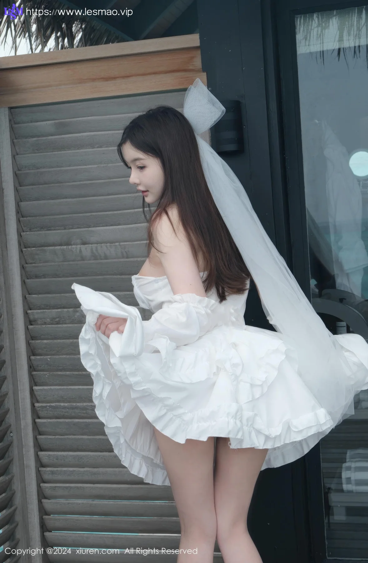 XiuRen 秀人 No.9535 糯美子MINIbabe 情趣婚纱新娘制服 - 54
