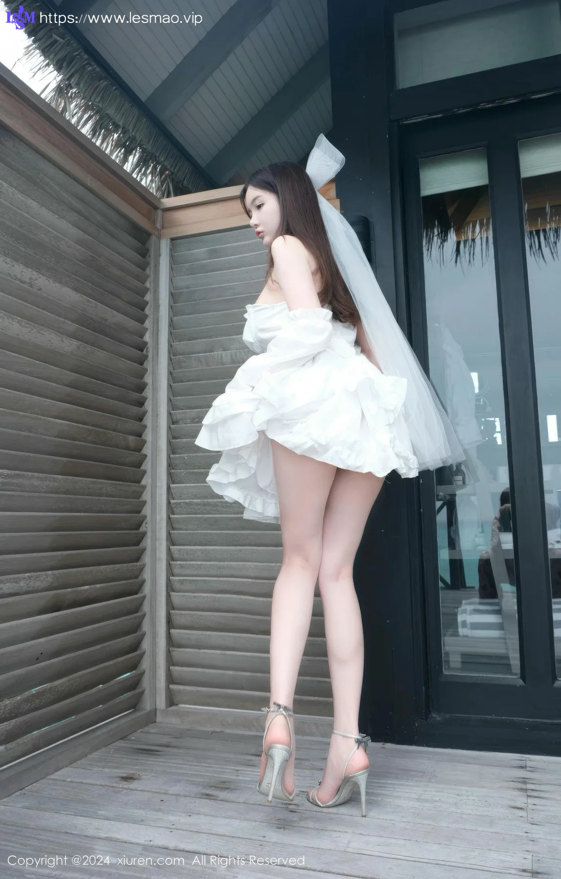 XiuRen 秀人 No.9535 糯美子MINIbabe 情趣婚纱新娘制服 - 56