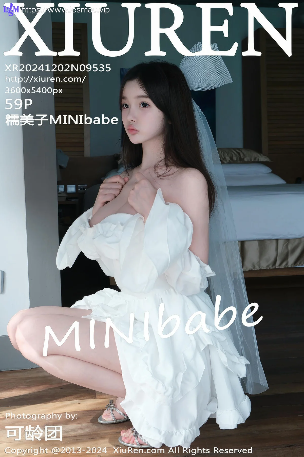 XiuRen 秀人 No.9535 糯美子MINIbabe 情趣婚纱新娘制服 - 60