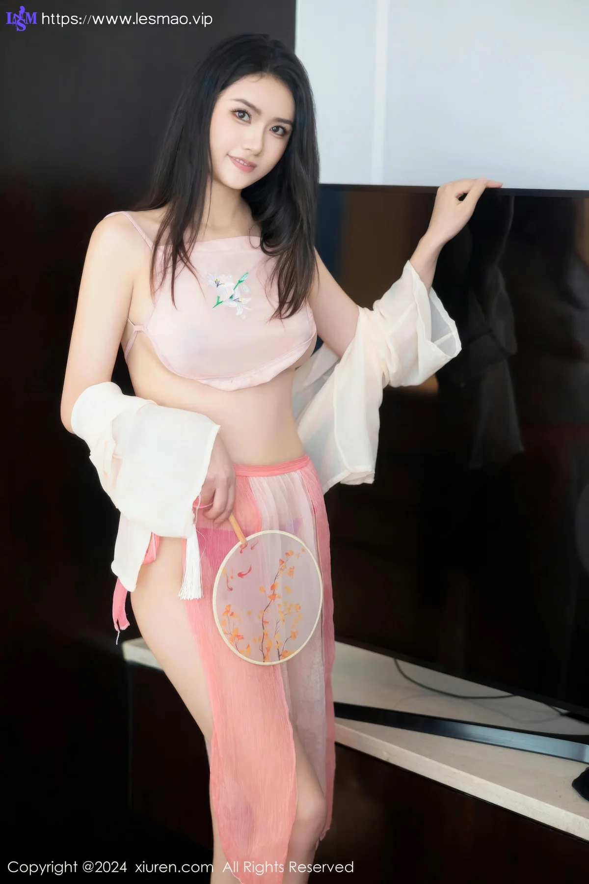 XiuRen 秀人 No.9542 方子萱 粉嫩肚兜美女 - 15