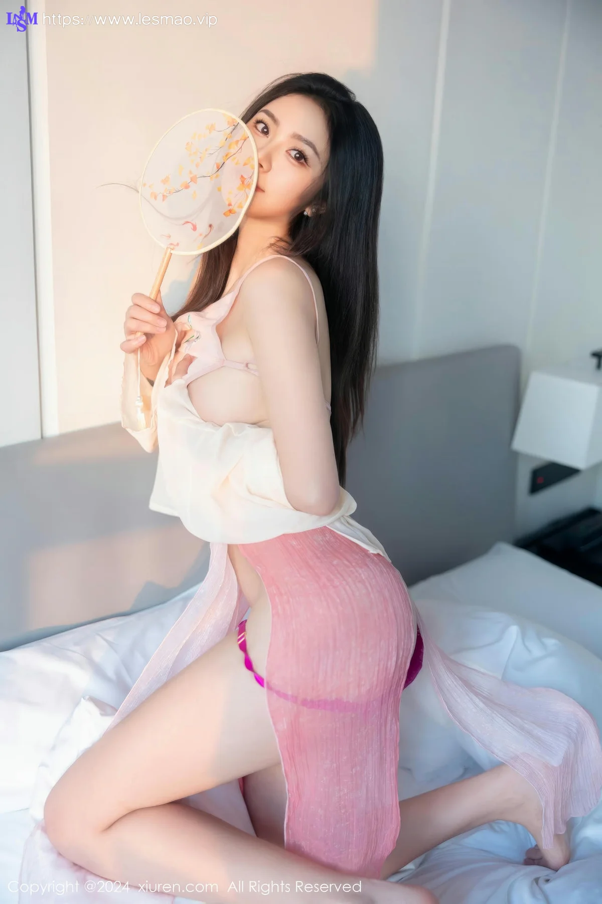 XiuRen 秀人 No.9542 方子萱 粉嫩肚兜美女 - 45