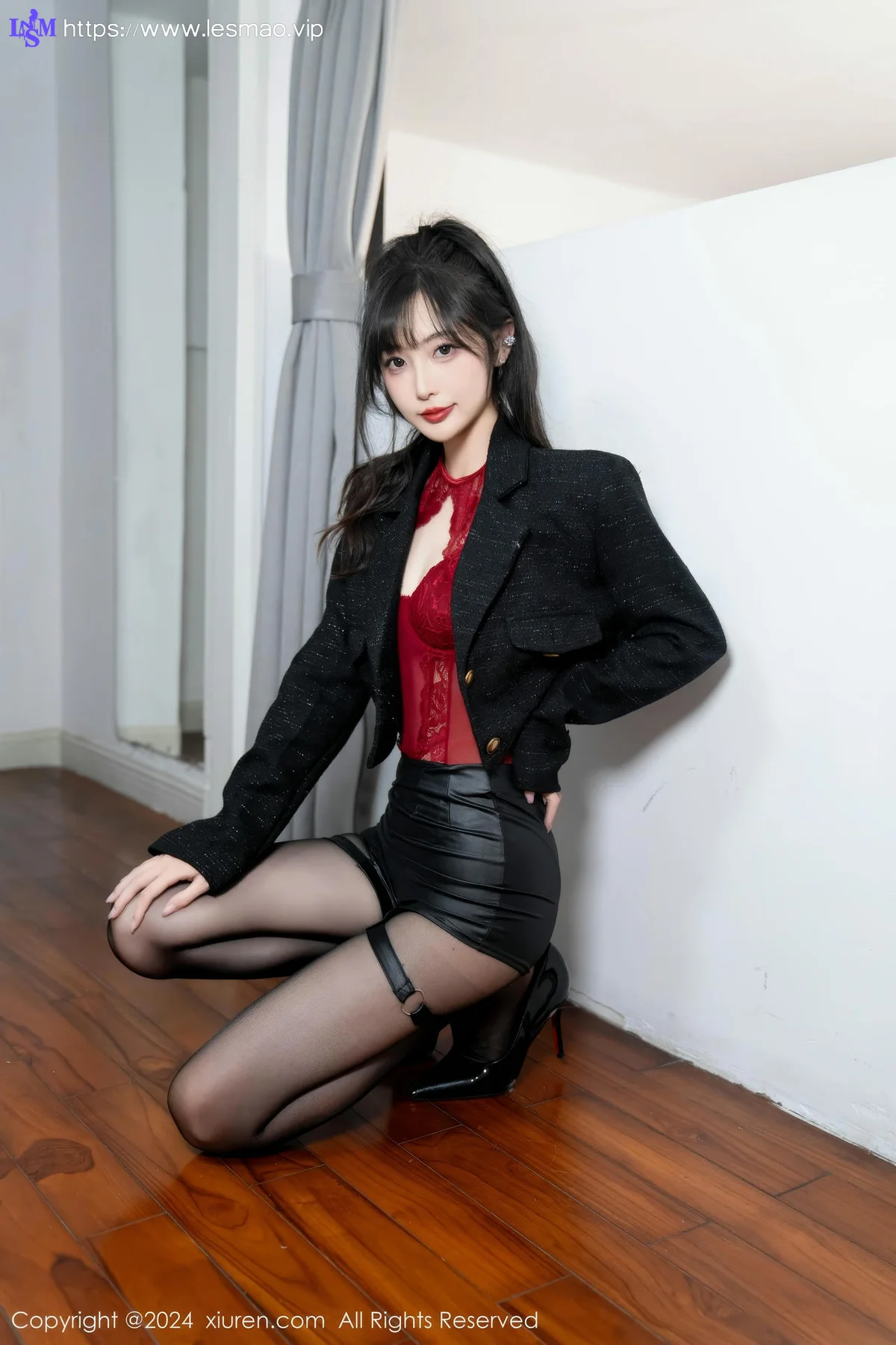 XiuRen 秀人 No.9561 林星阑 黑丝美乳美腿 - 12