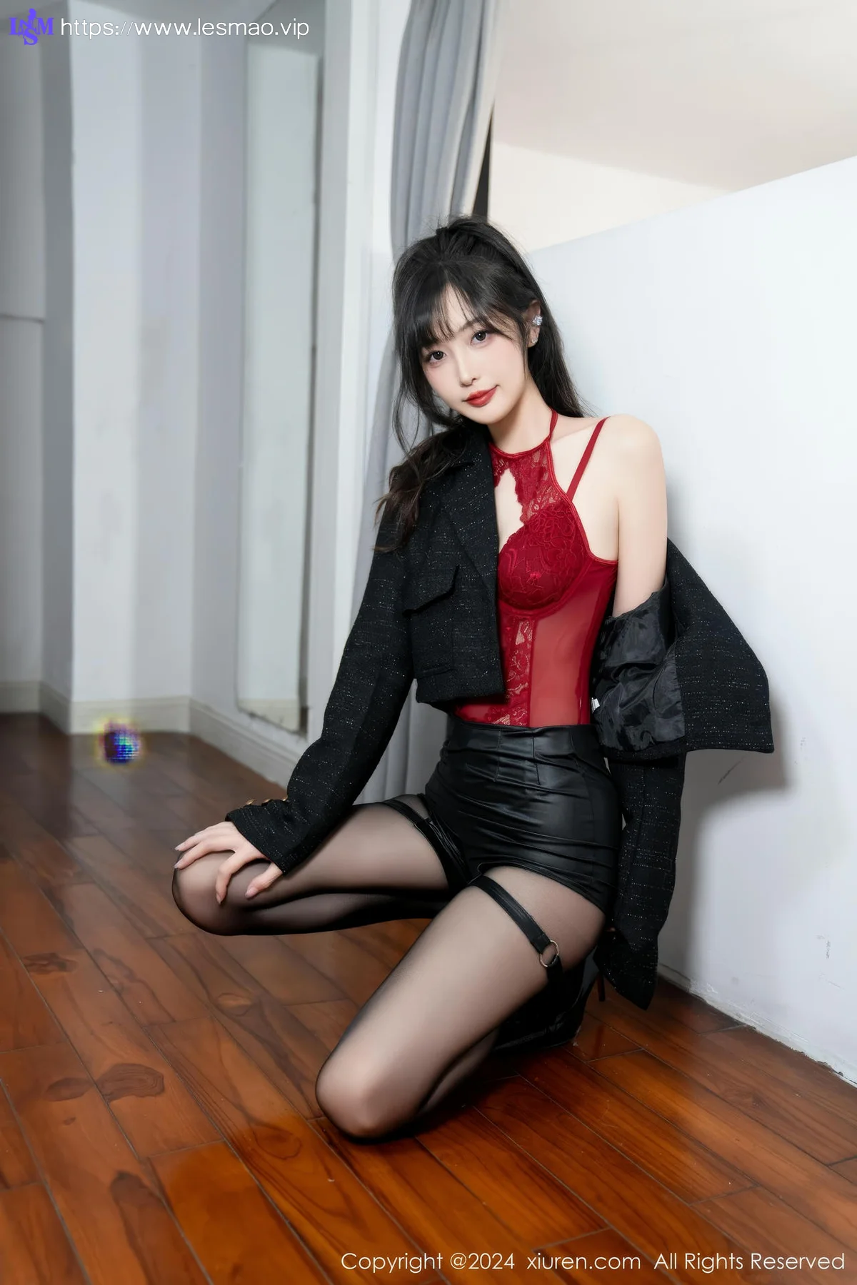 XiuRen 秀人 No.9561 林星阑 黑丝美乳美腿 - 14