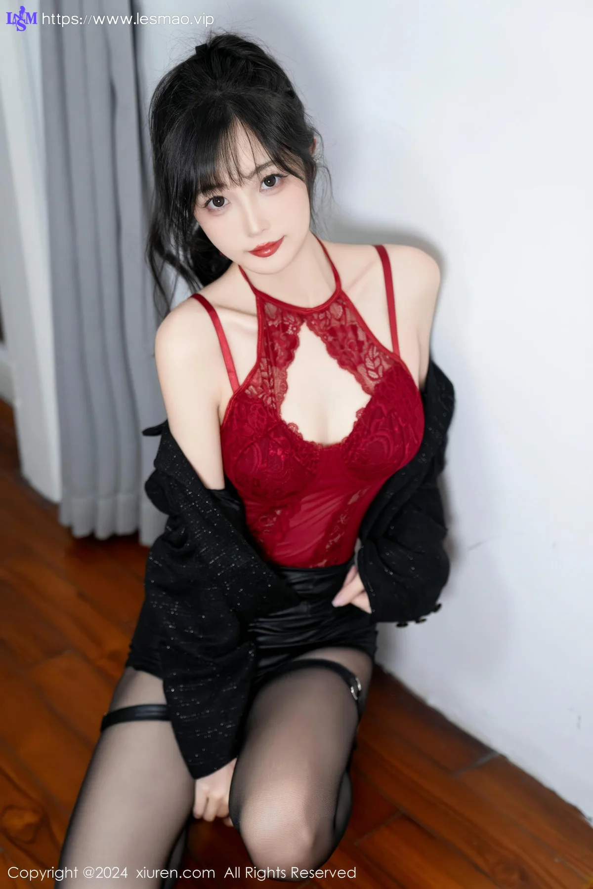 XiuRen 秀人 No.9561 林星阑 黑丝美乳美腿 - 16