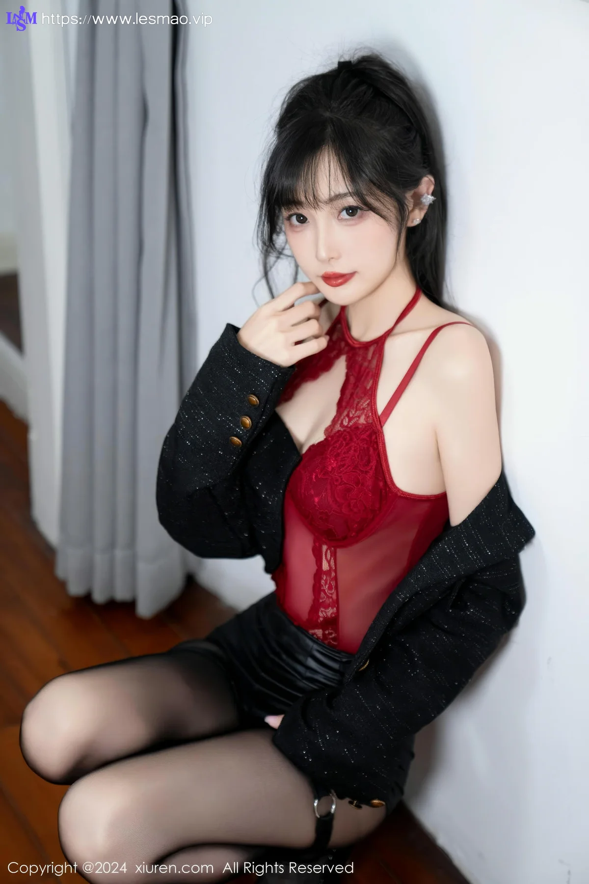 XiuRen 秀人 No.9561 林星阑 黑丝美乳美腿 - 17