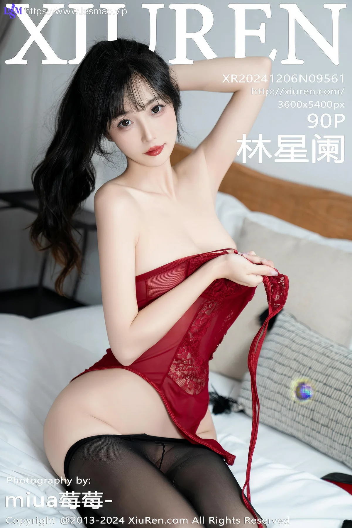 XiuRen 秀人 No.9561 林星阑 黑丝美乳美腿 - 91