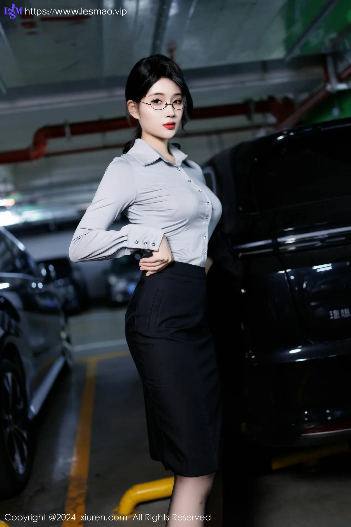XiuRen 秀人 No.9567 南乔 性感黑色短裙 - 17