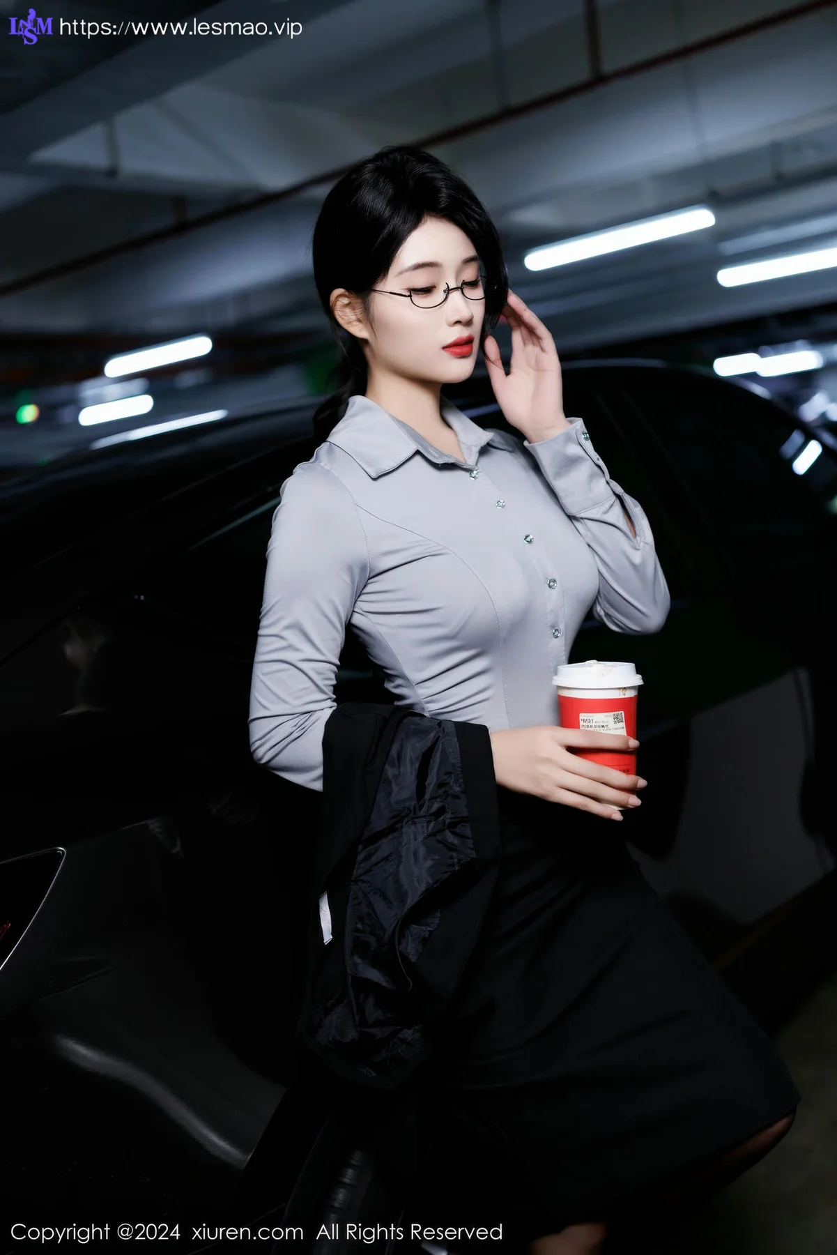 XiuRen 秀人 No.9567 南乔 性感黑色短裙 - 28