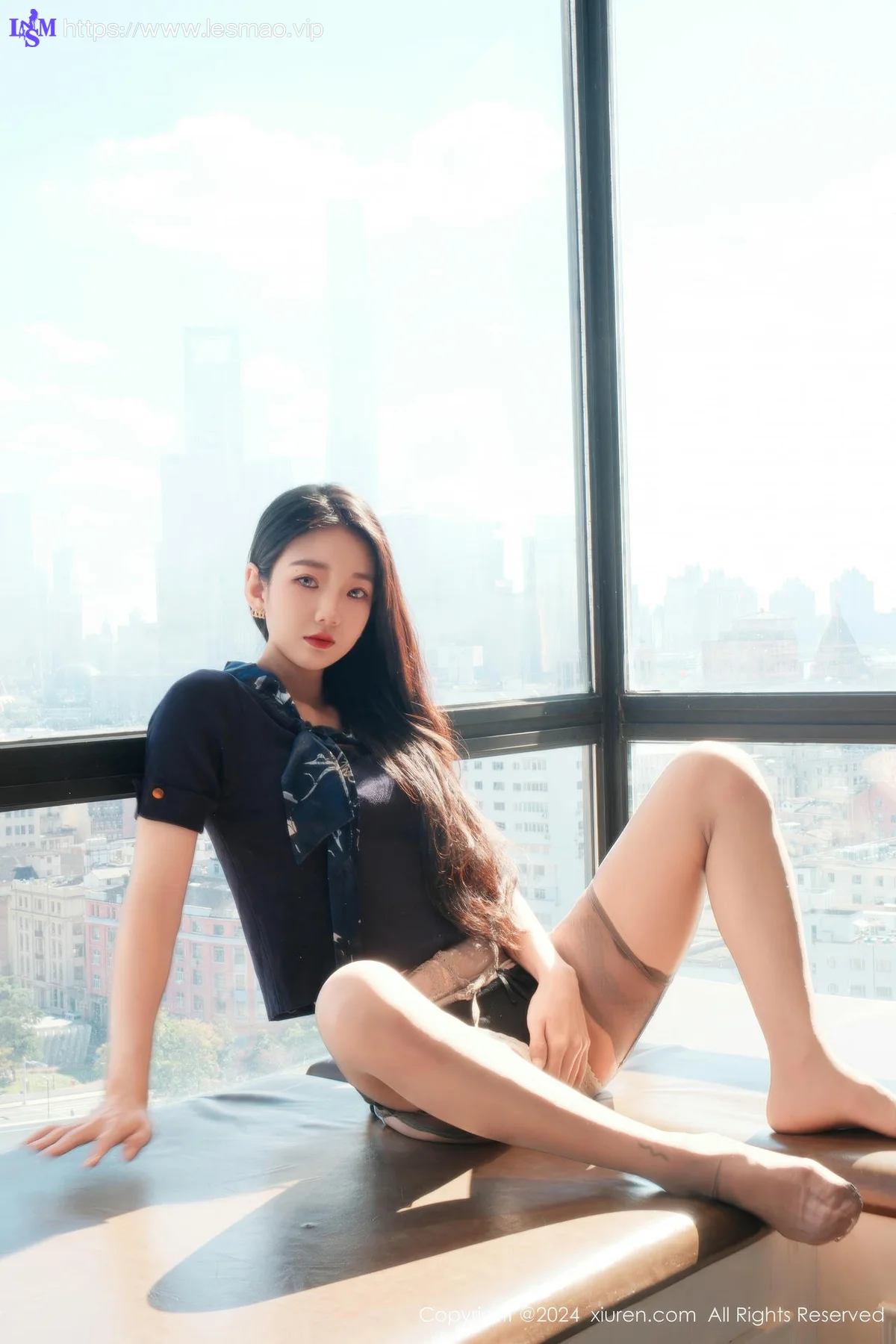 XiuRen 秀人 No.9580 希恬儿 生感灰色丝袜 - 28