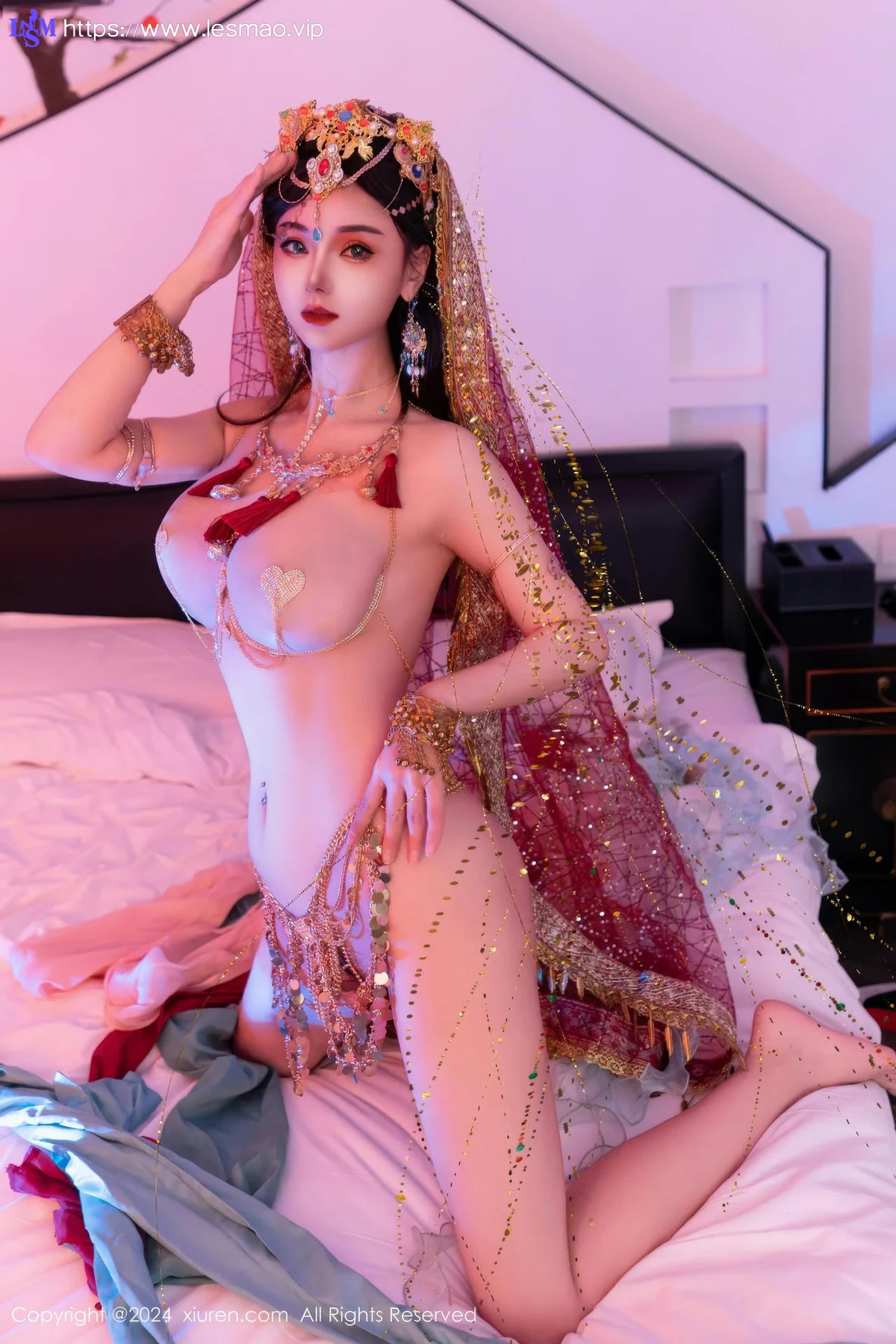 XiuRen 秀人 No.9585 不吃冰淇淋 新人异域风情芭比娃娃 - 73