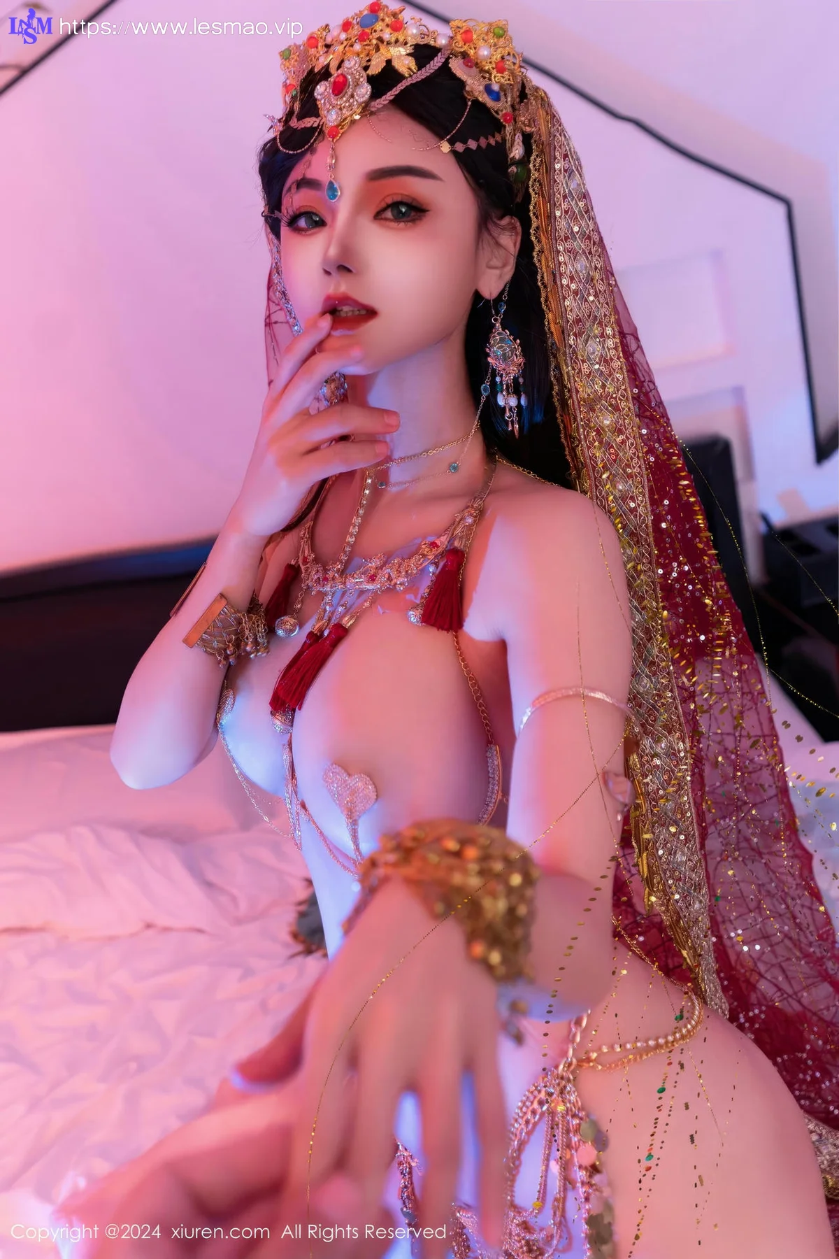 XiuRen 秀人 No.9585 不吃冰淇淋 新人异域风情芭比娃娃 - 76