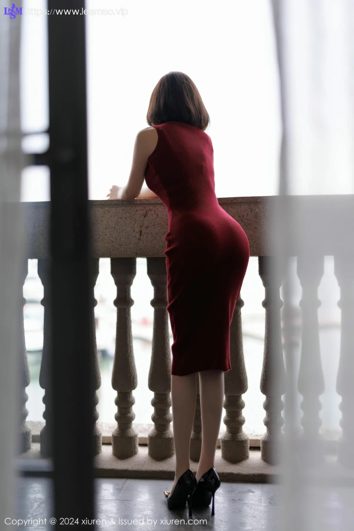 XiuRen 秀人 No.9589 徐莉芝Booty 红色连身裙 - 24