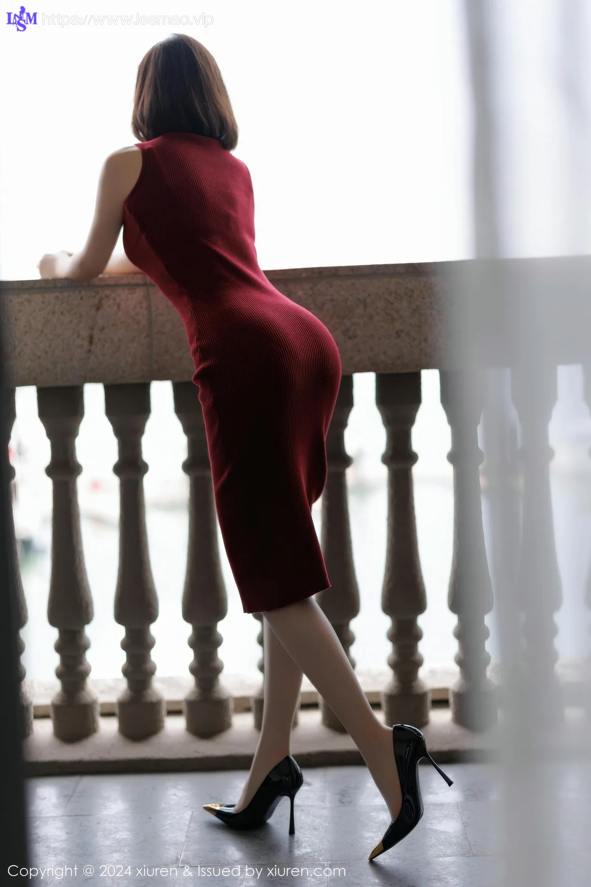 XiuRen 秀人 No.9589 徐莉芝Booty 红色连身裙 - 25