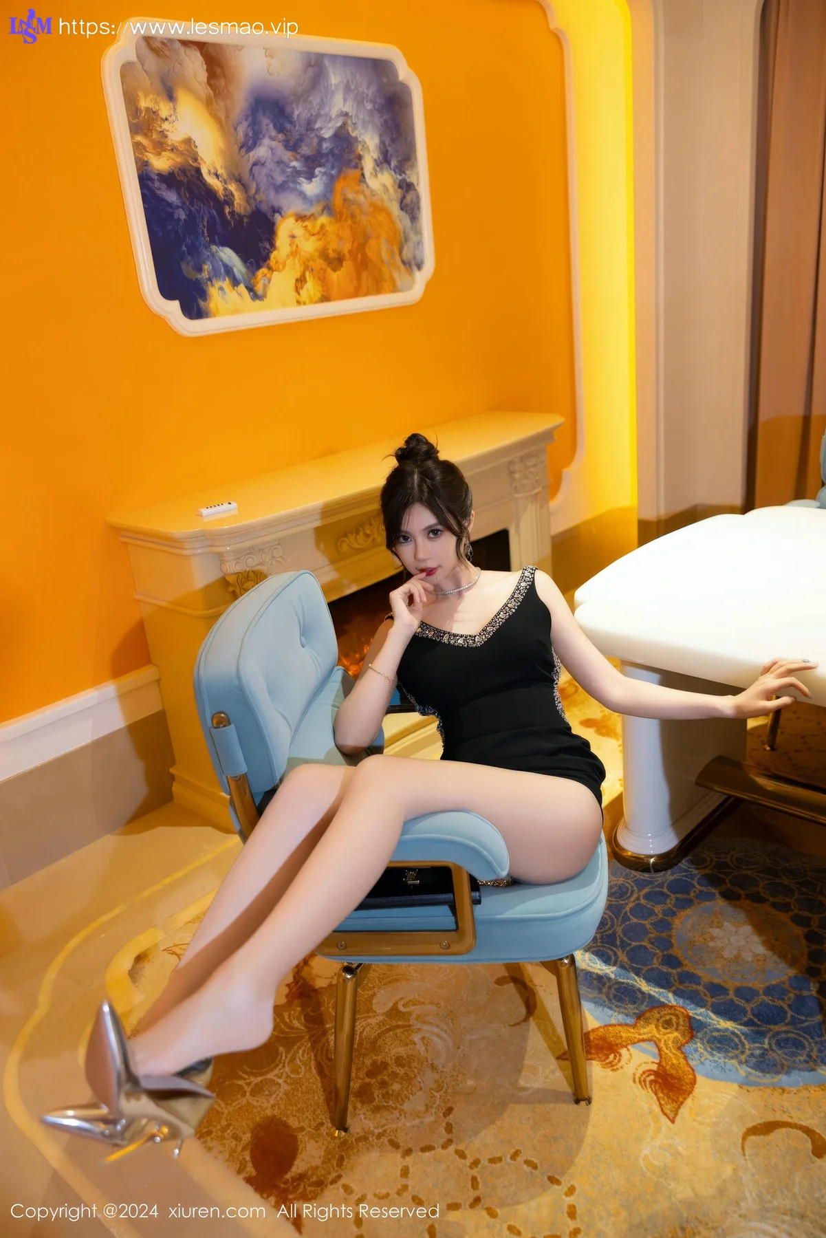 XiuRen 秀人 No.9596 绮里嘉ula 香肩美女丝袜 - 30