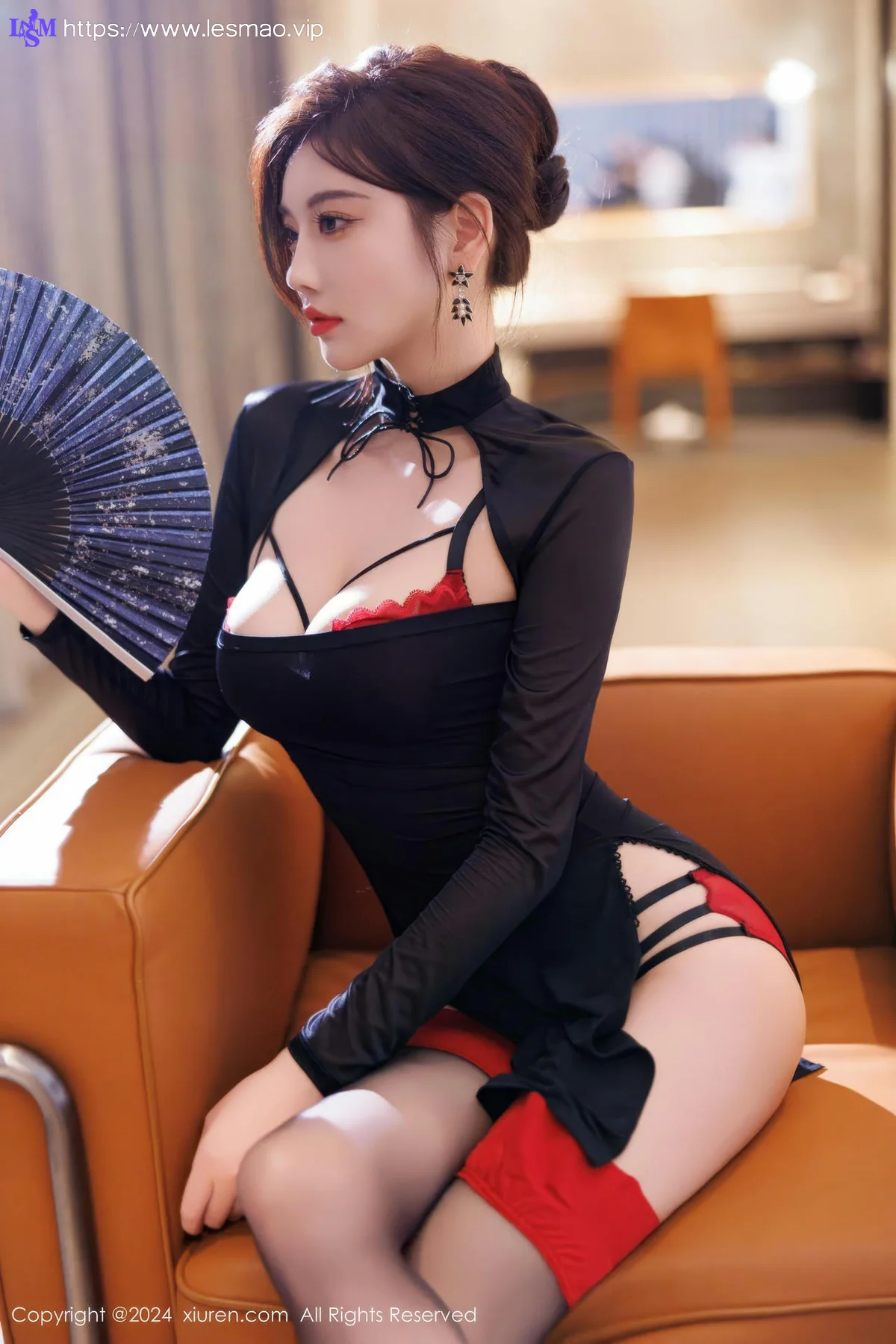XiuRen 秀人 No.9599 杨晨晨Yome 紧身旗袍制服美腿 - 30