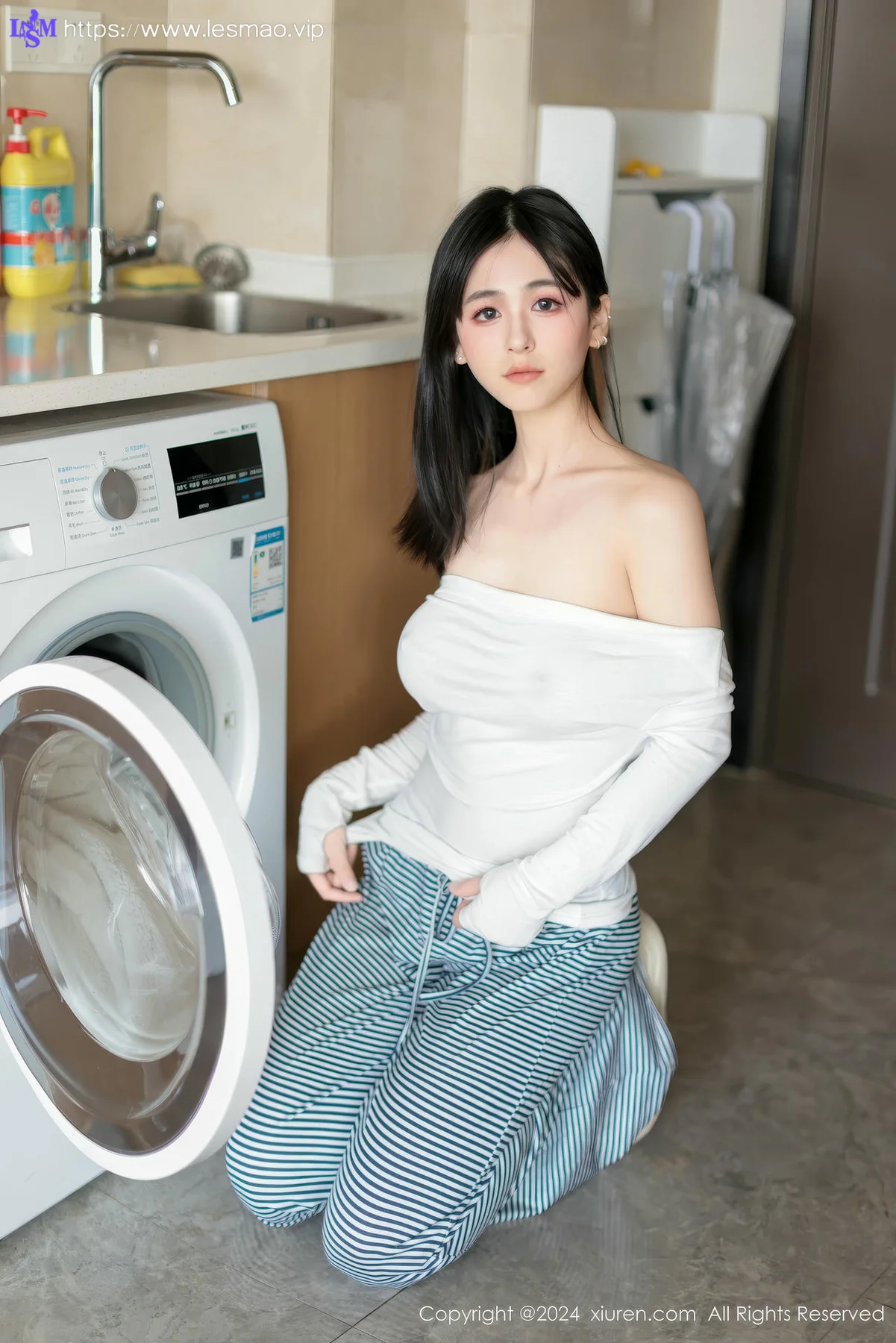 XiuRen 秀人 No.9605 奶芙乔乔 玉体翘臀黑丝 - 30