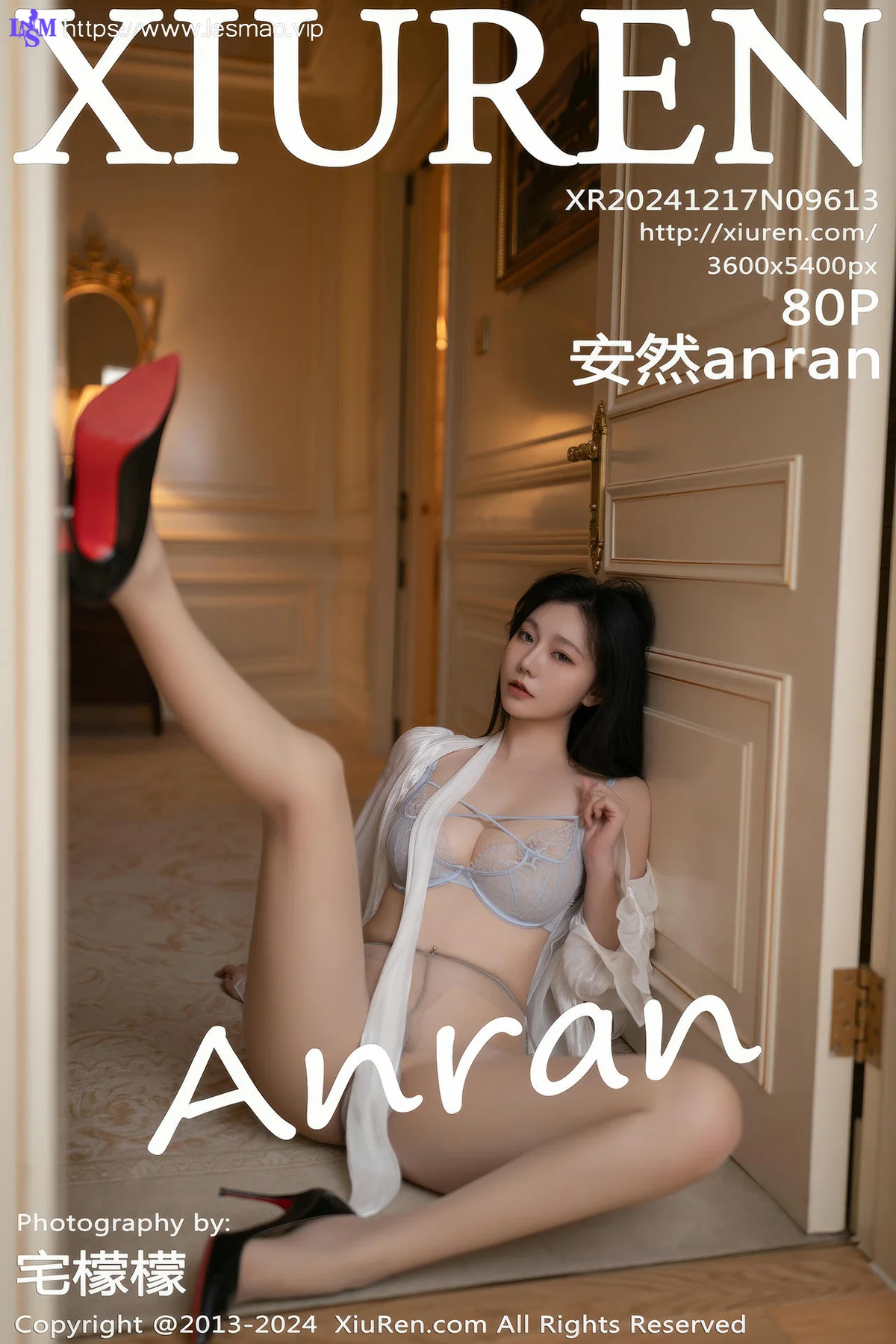 XiuRen 秀人 No.9613 安然anran 翘臀内衣美腿 - 81