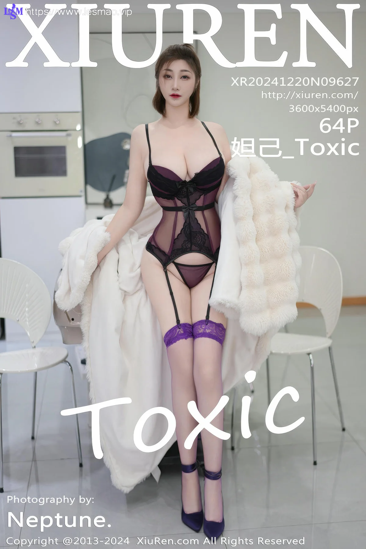 XiuRen 秀人 No.9627 妲己Toxic 麻将主题吊袜美腿 - 65