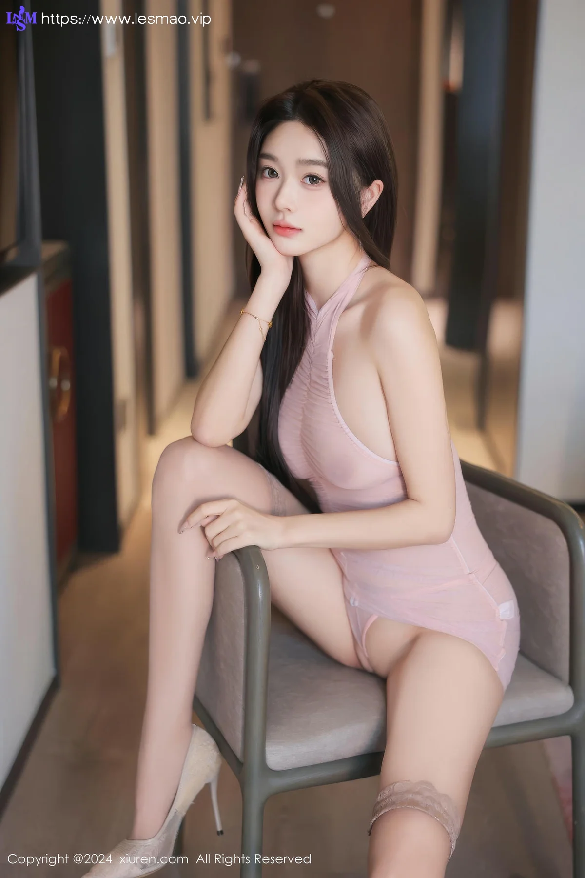 XiuRen 秀人 No.9628 candy糖糖 透视粉嫩紧身裙 - 18
