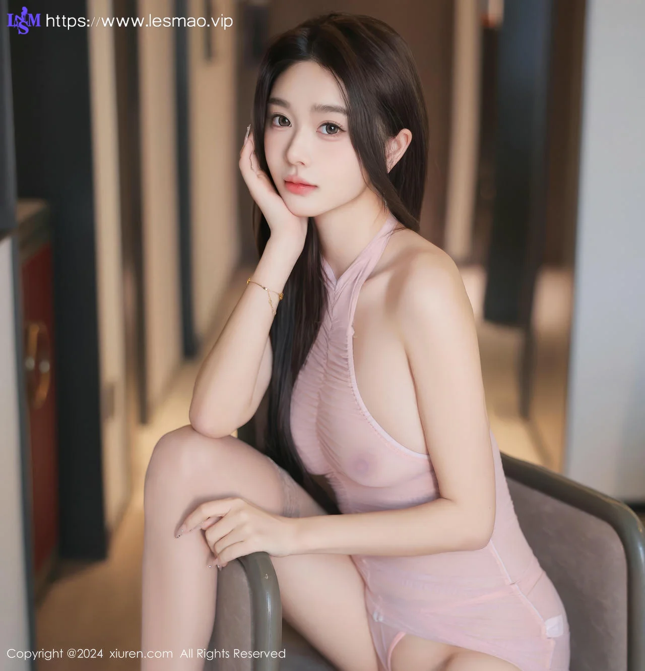 XiuRen 秀人 No.9628 candy糖糖 透视粉嫩紧身裙 - 19