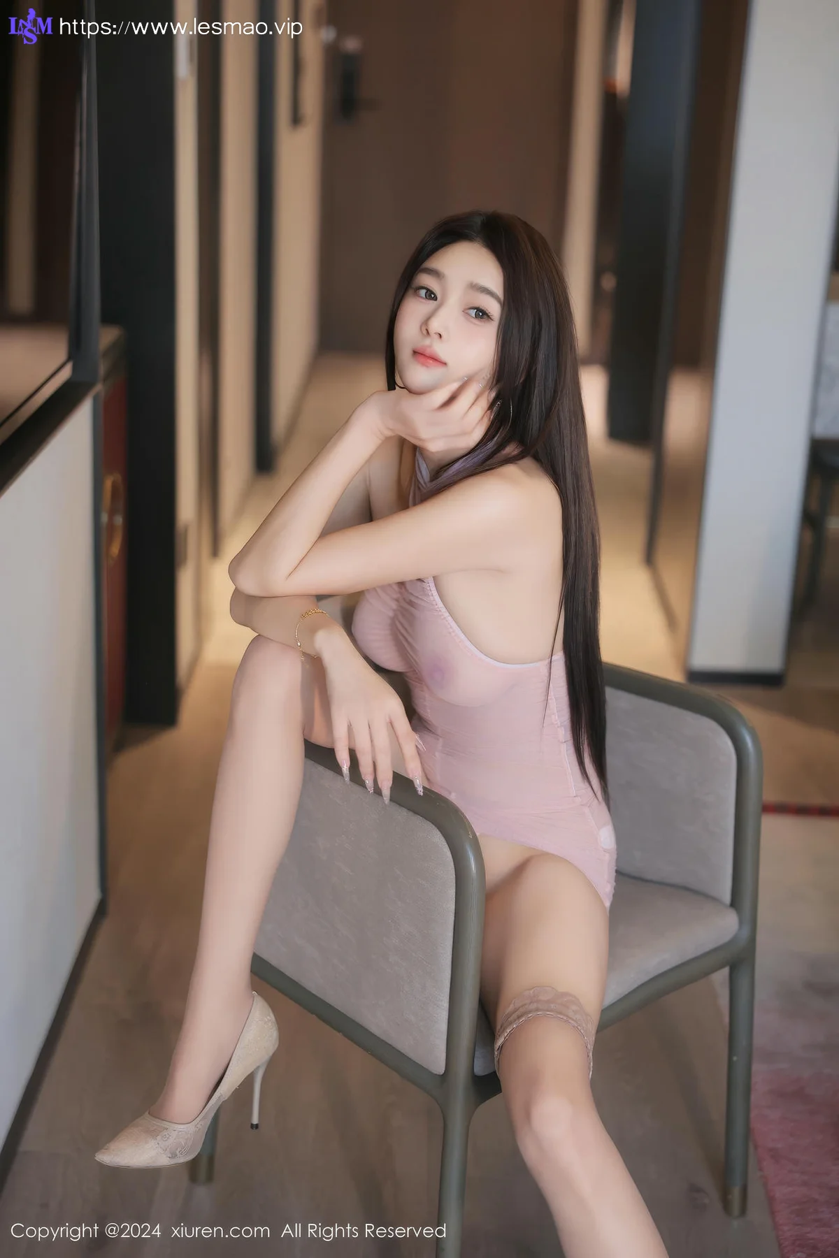 XiuRen 秀人 No.9628 candy糖糖 透视粉嫩紧身裙 - 20
