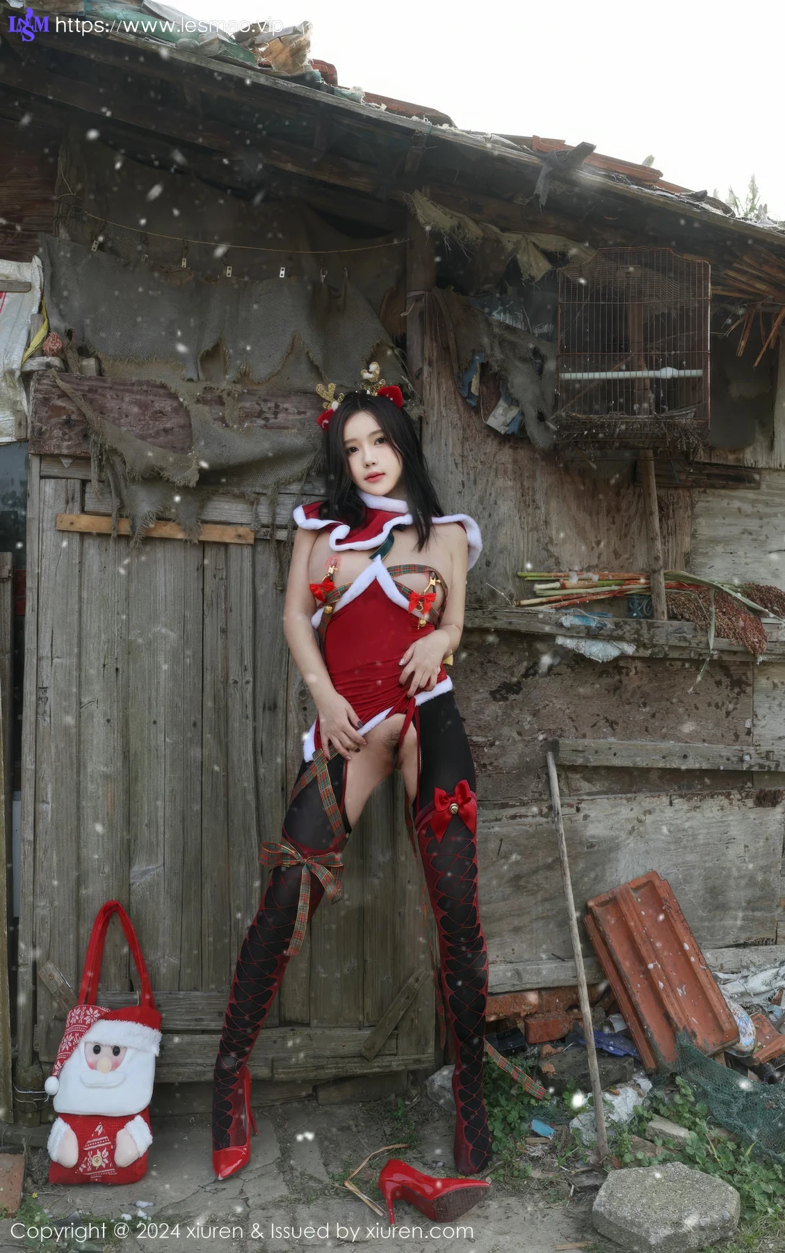 XiuRen 秀人 No.9630 小薯条nienie 户外节日写真 - 14