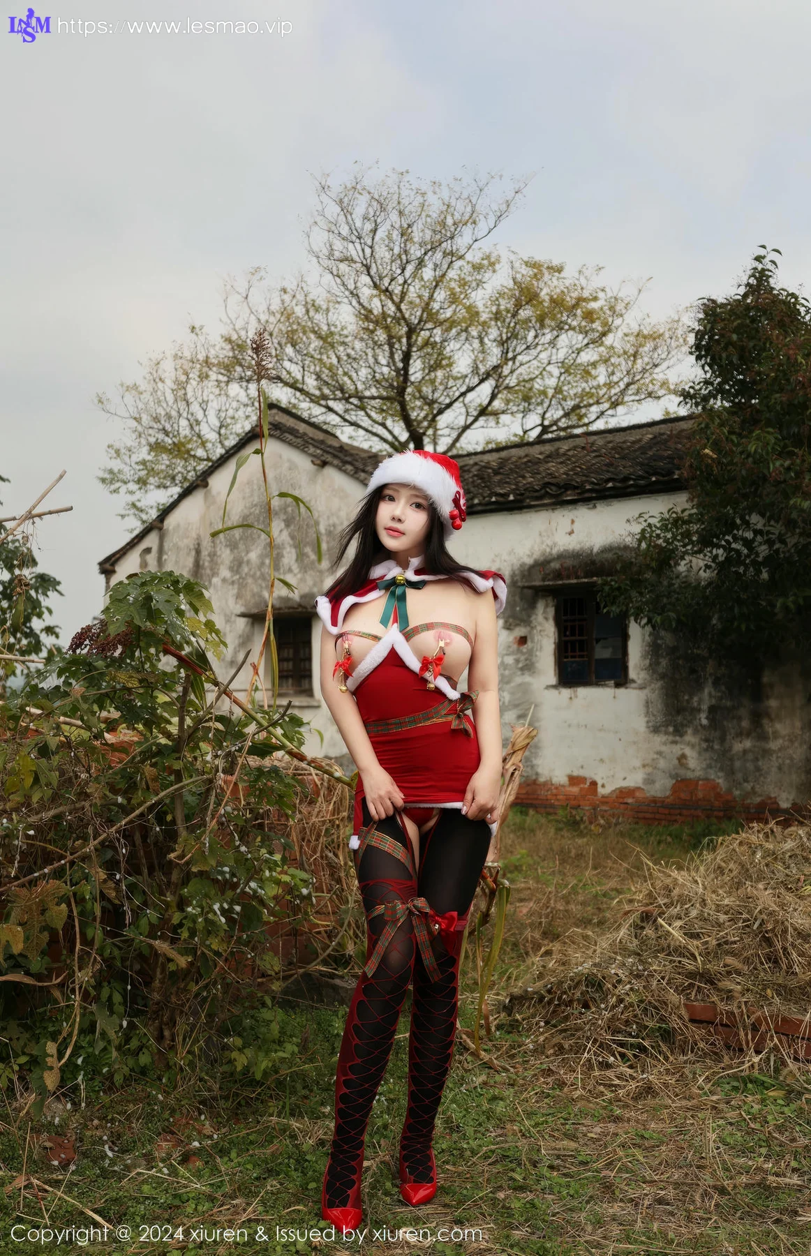 XiuRen 秀人 No.9630 小薯条nienie 户外节日写真 - 17