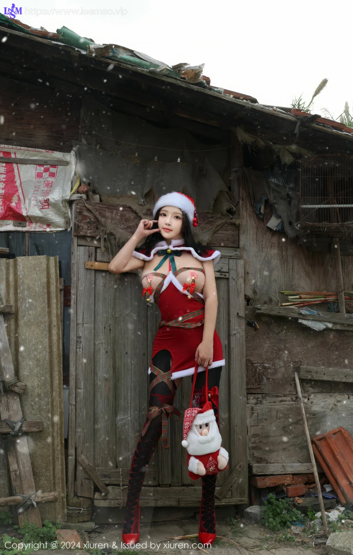 XiuRen 秀人 No.9630 小薯条nienie 户外节日写真 - 63