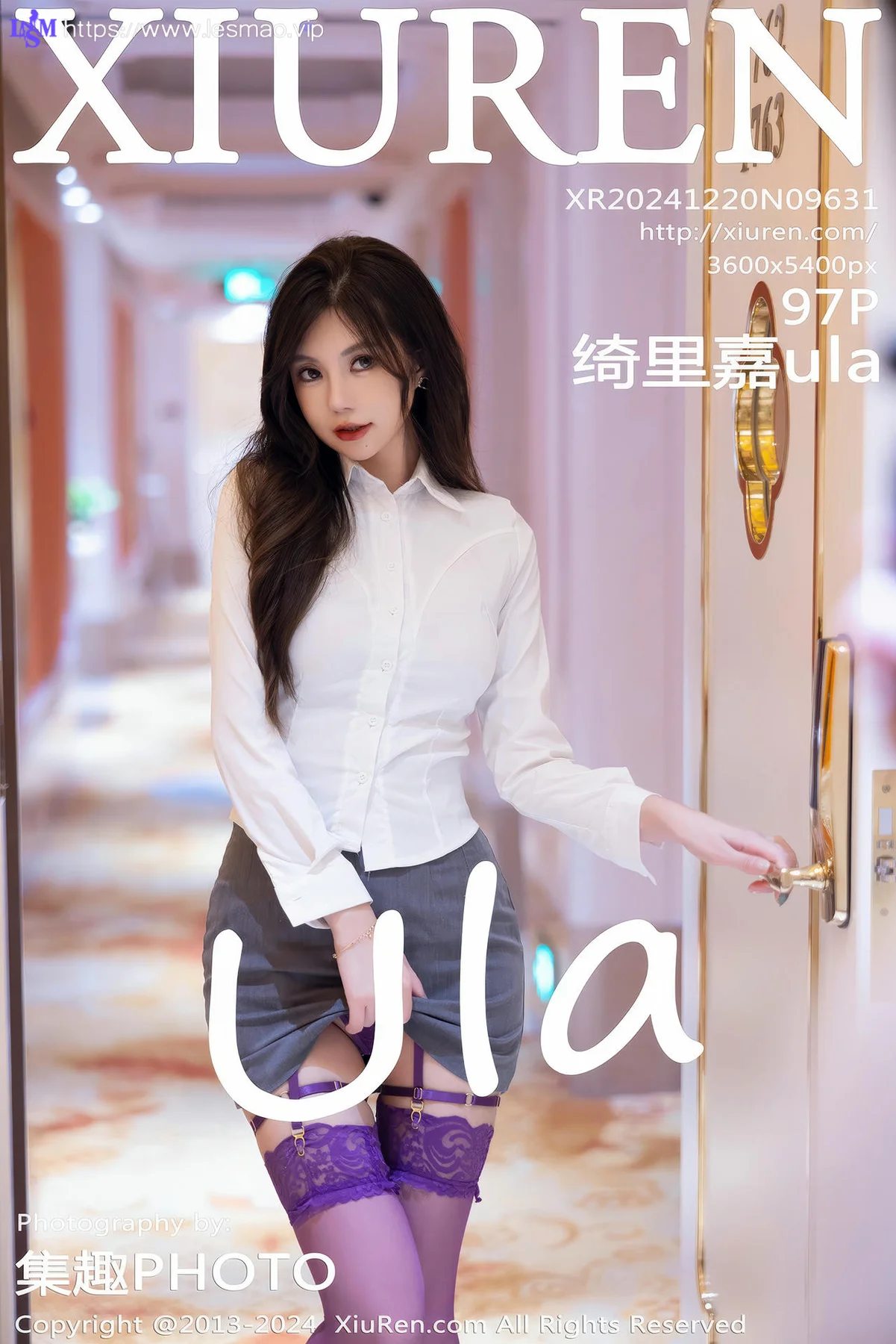 XiuRen 秀人 No.9631 绮里嘉ula ol制服短裙 - 98