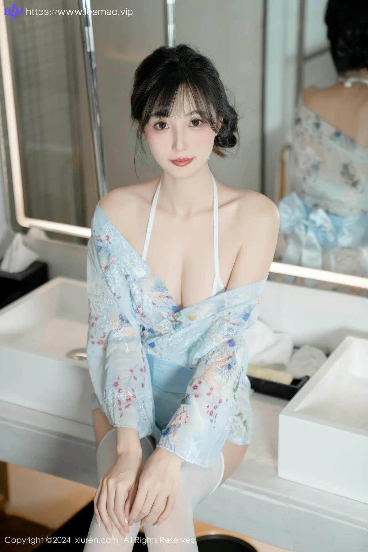 XiuRen 秀人 No.9632 林星阑 浴缸白丝睡衣私房 - 13
