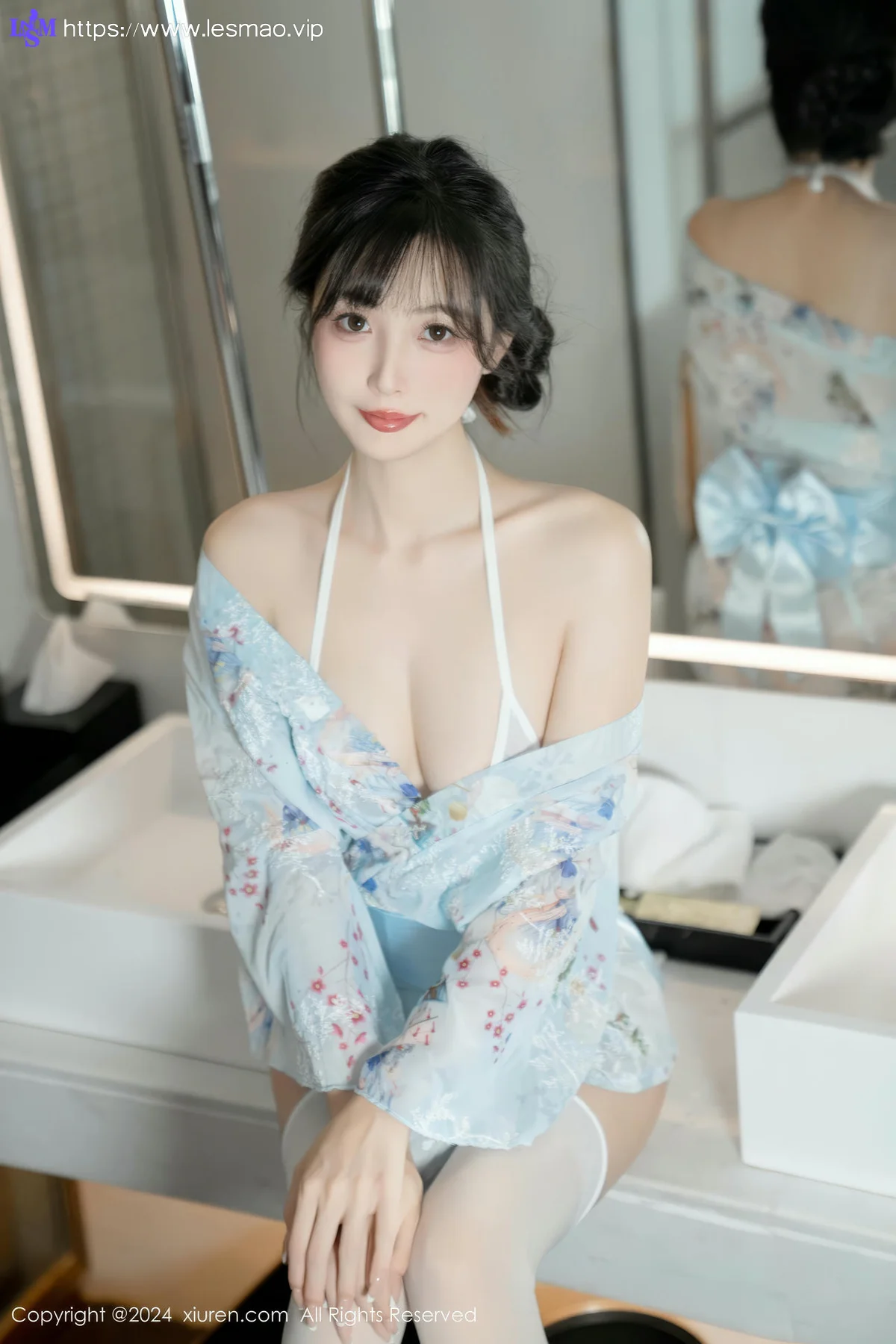 XiuRen 秀人 No.9632 林星阑 浴缸白丝睡衣私房 - 14