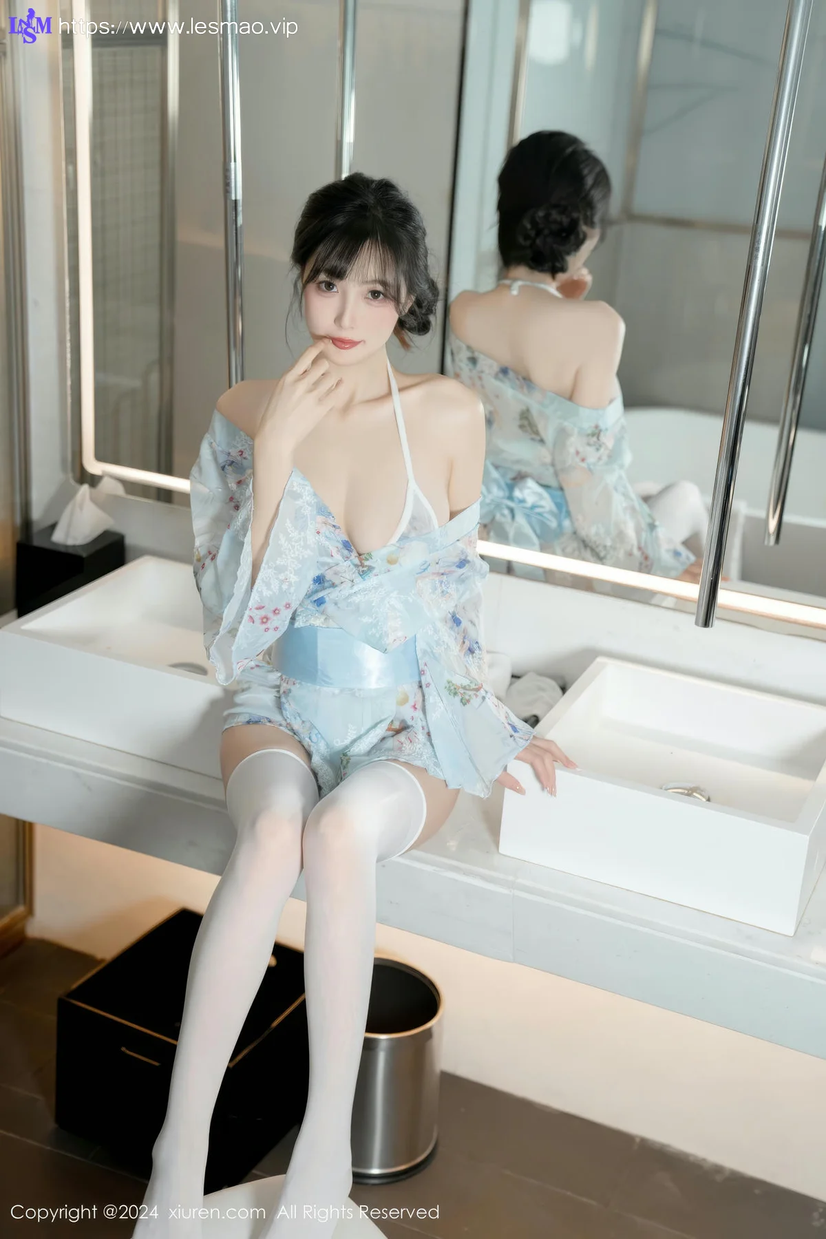 XiuRen 秀人 No.9632 林星阑 浴缸白丝睡衣私房 - 16