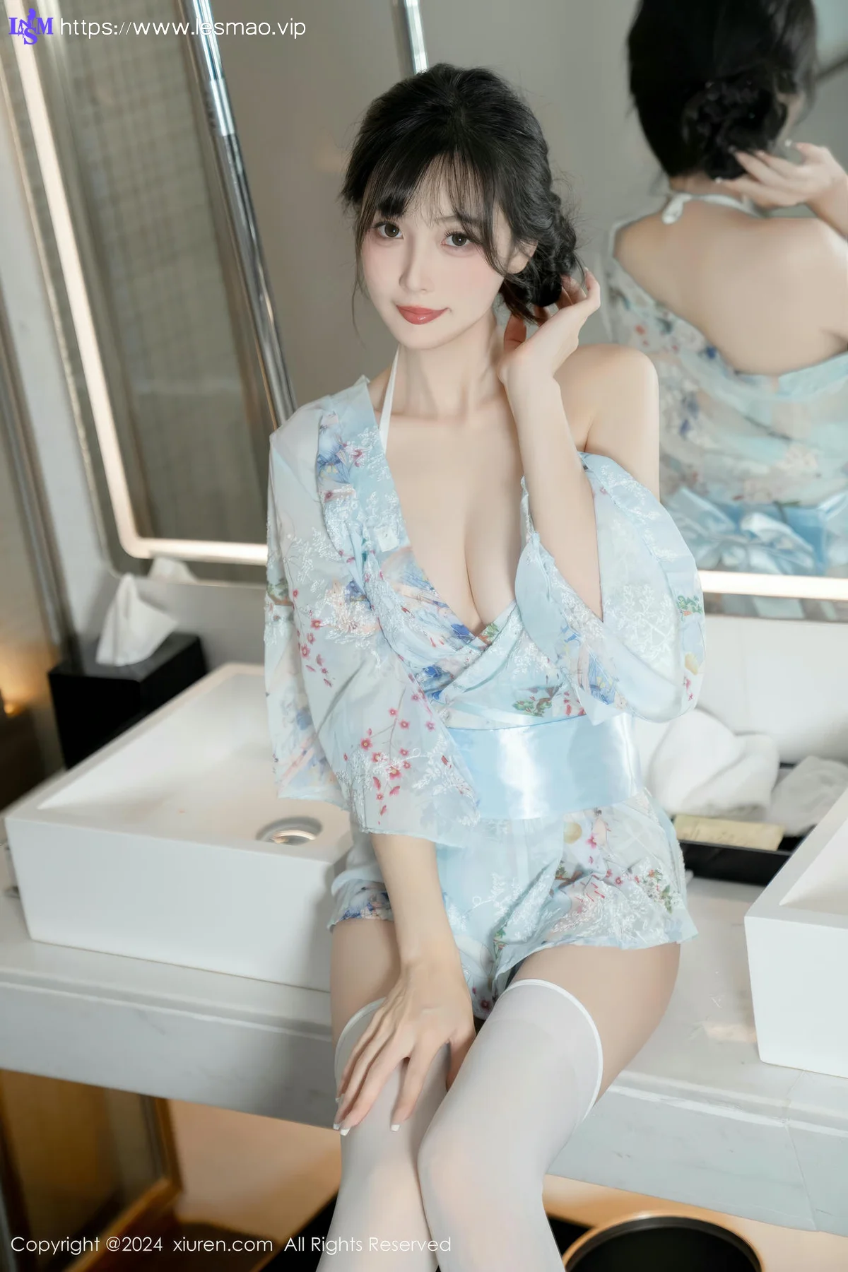 XiuRen 秀人 No.9632 林星阑 浴缸白丝睡衣私房 - 20