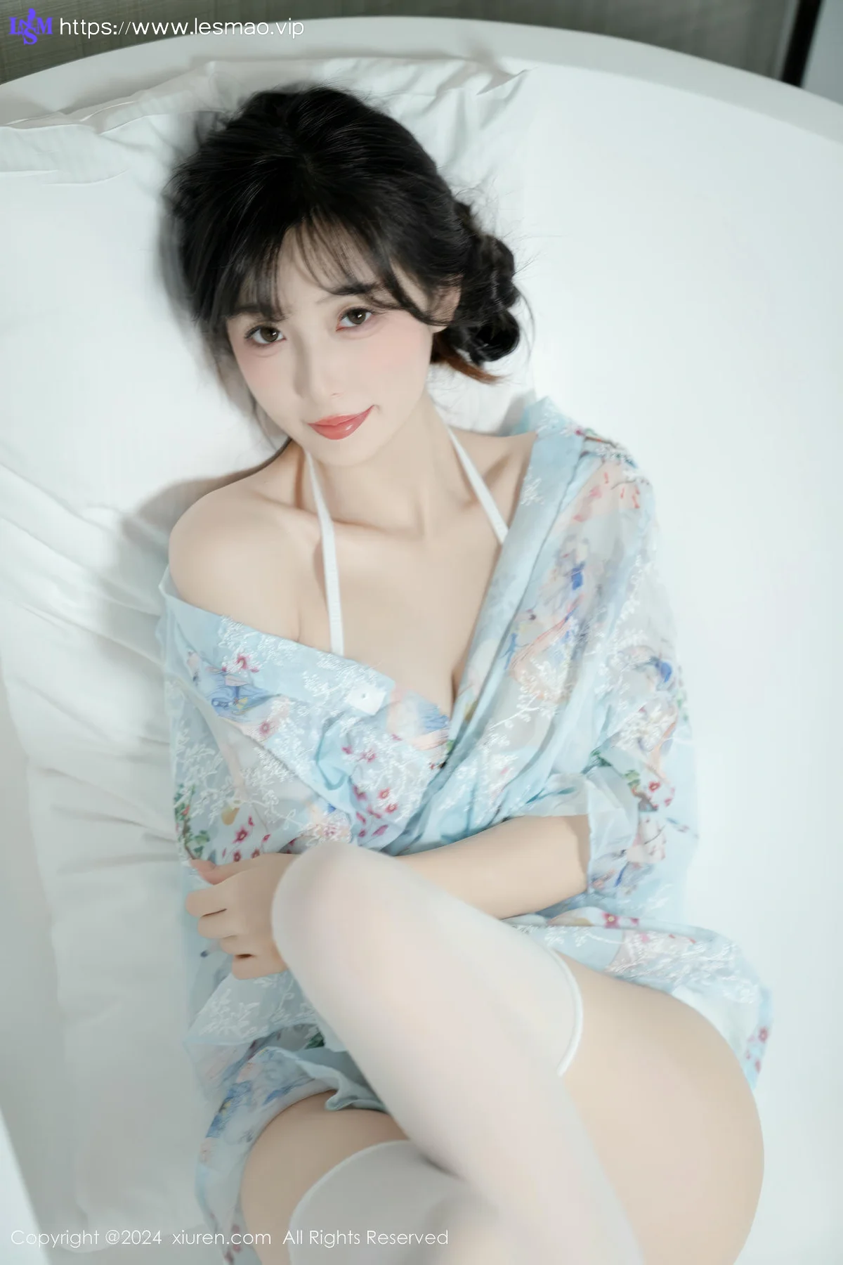 XiuRen 秀人 No.9632 林星阑 浴缸白丝睡衣私房 - 31