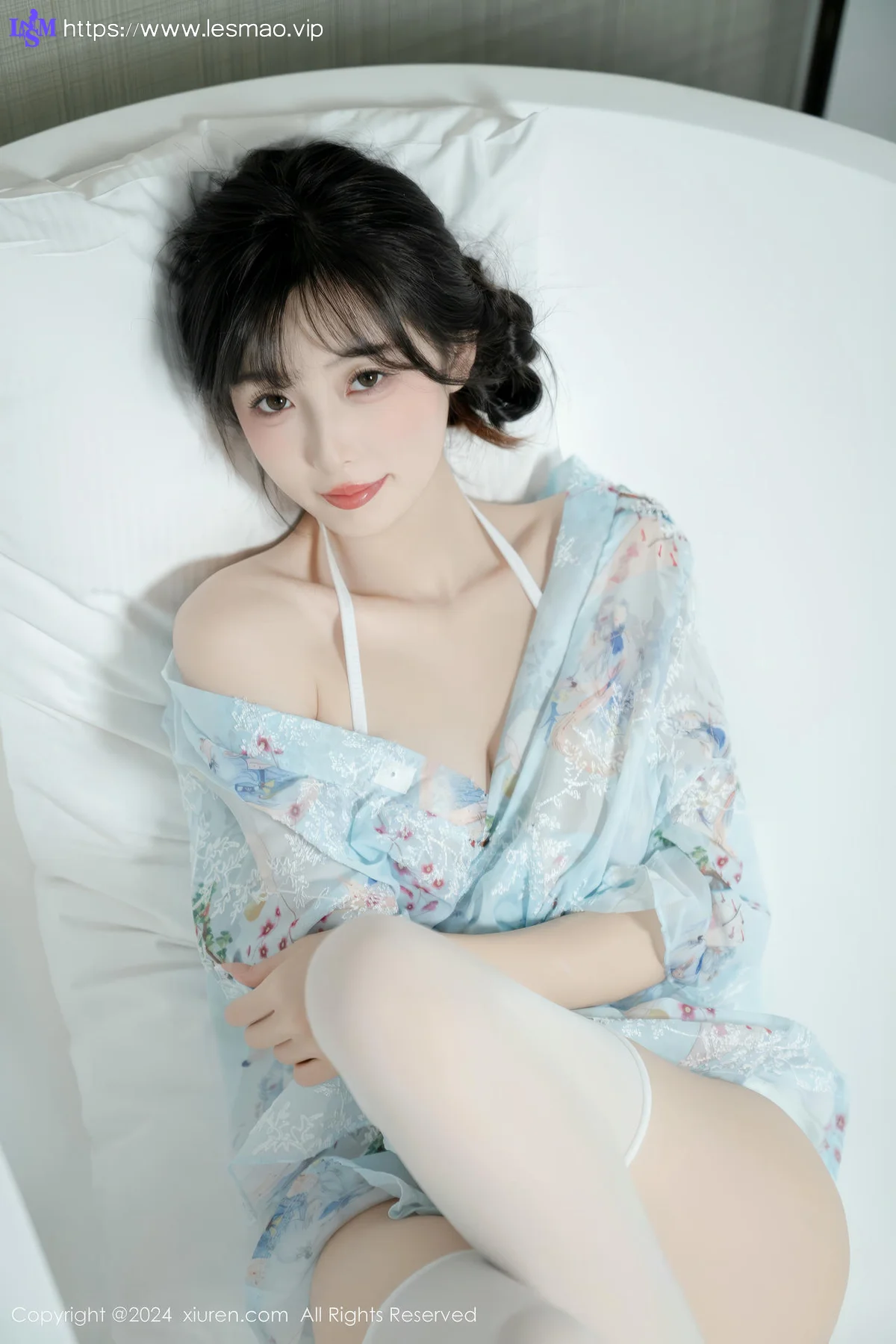 XiuRen 秀人 No.9632 林星阑 浴缸白丝睡衣私房 - 32