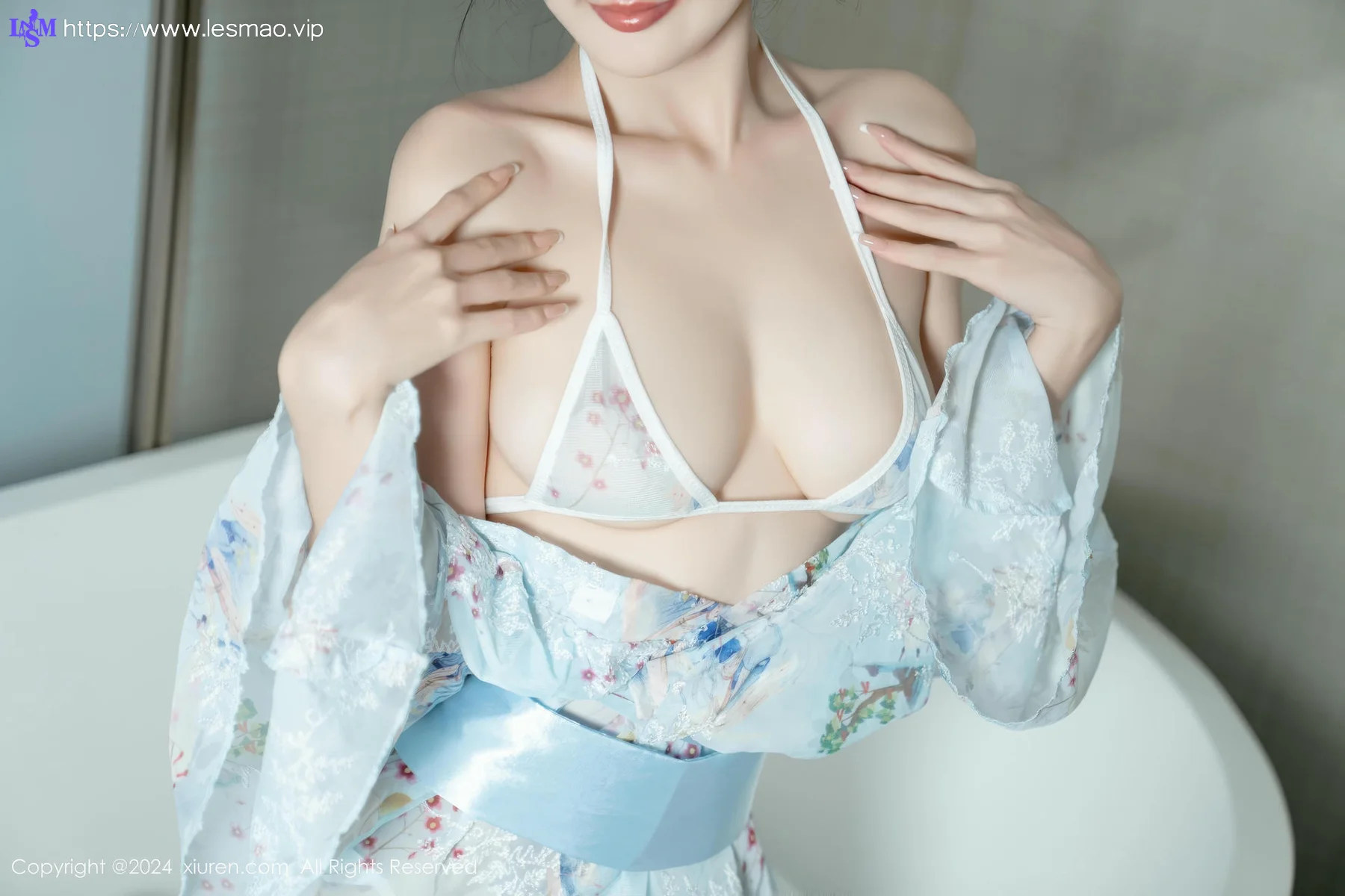 XiuRen 秀人 No.9632 林星阑 浴缸白丝睡衣私房 - 45