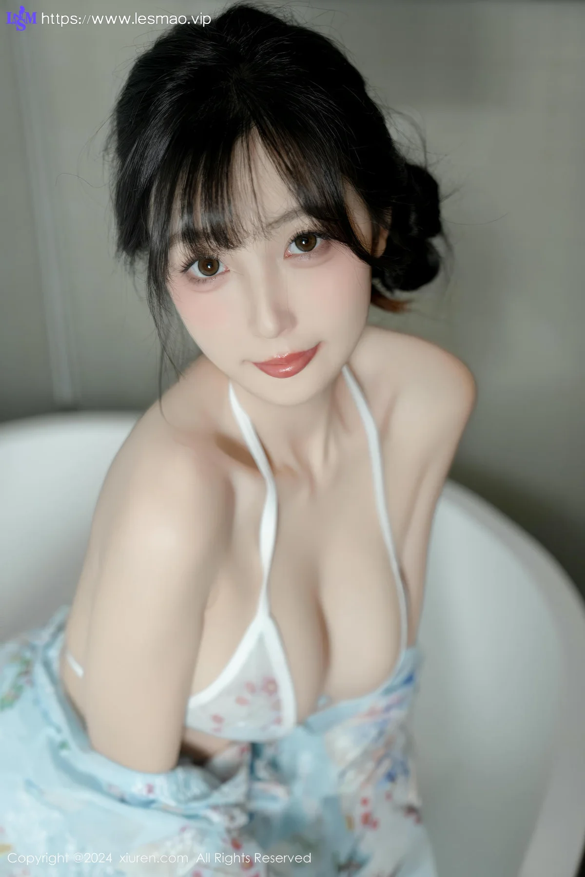 XiuRen 秀人 No.9632 林星阑 浴缸白丝睡衣私房 - 49
