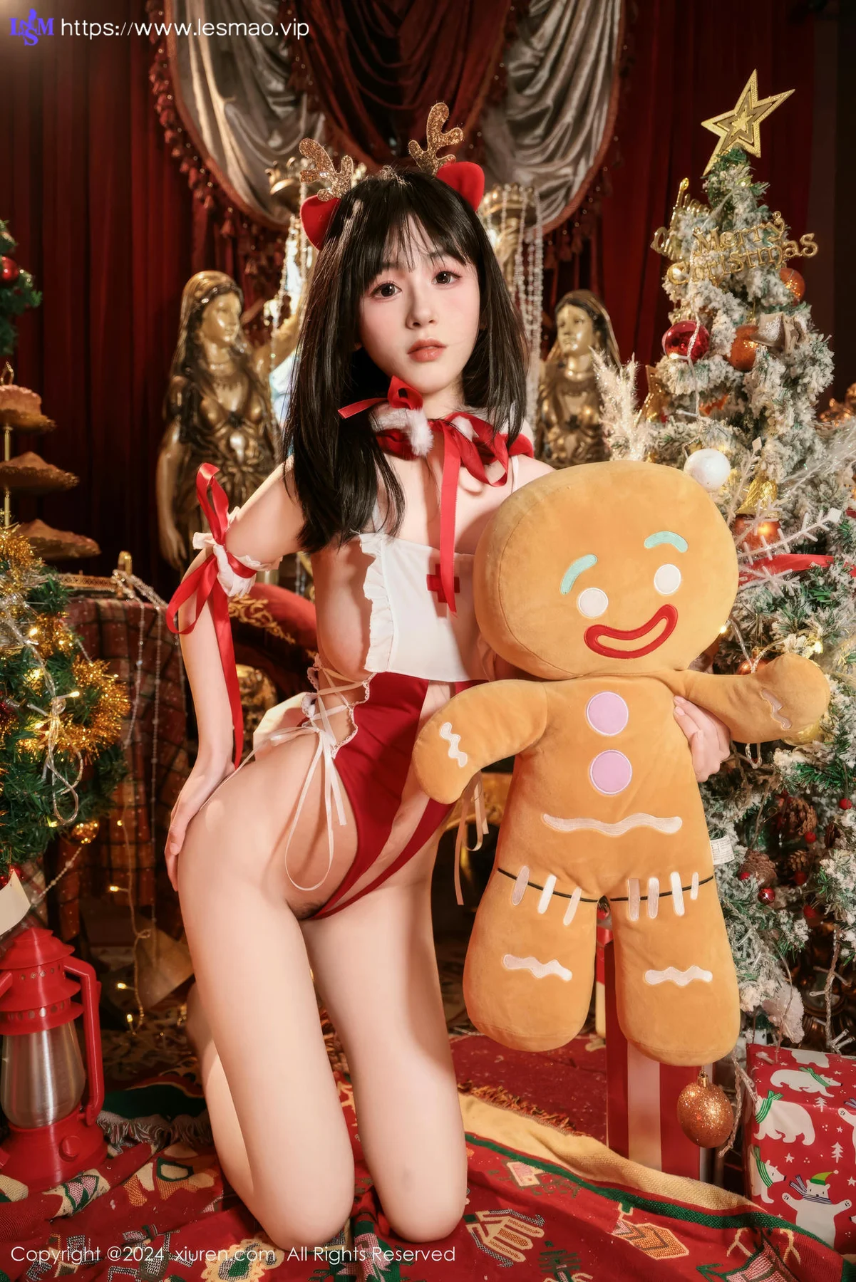 XiuRen 秀人 No.9642 奶芙乔乔节日写真爆乳 - 17