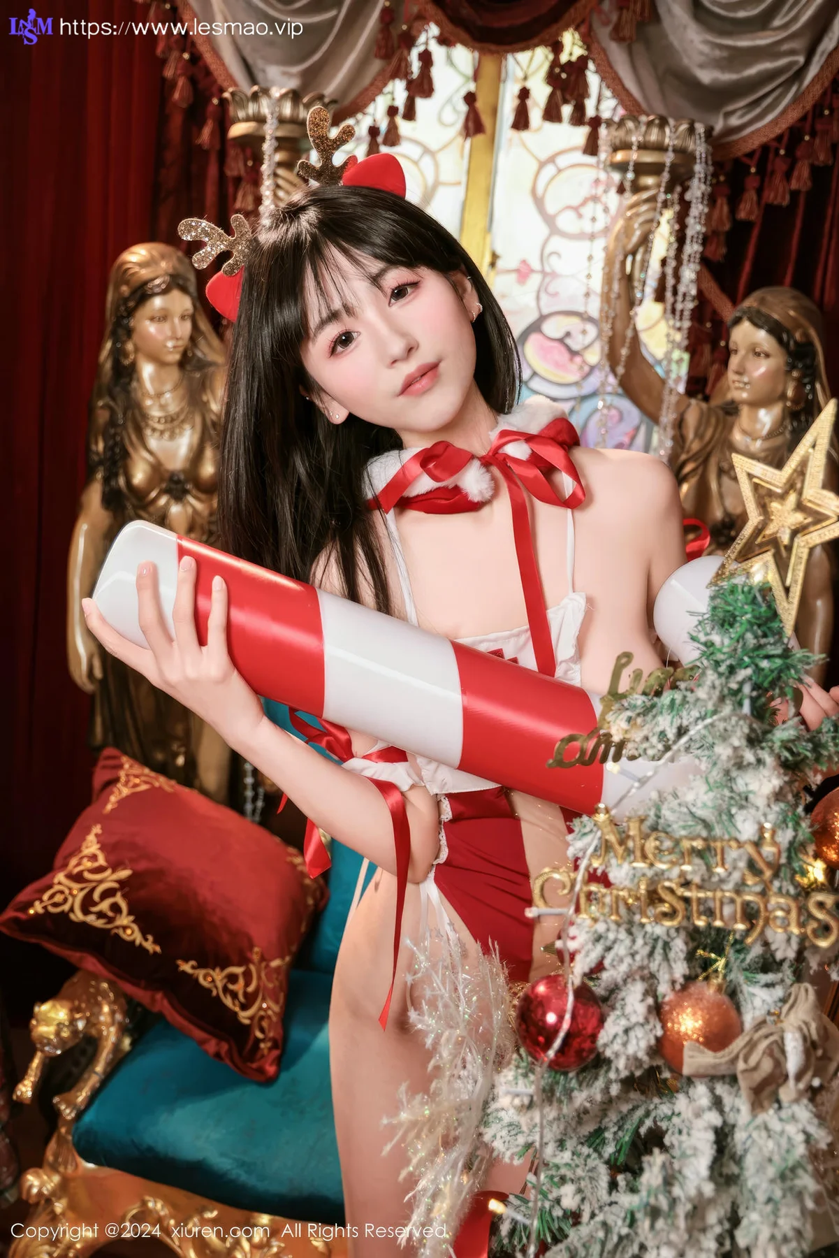 XiuRen 秀人 No.9642 奶芙乔乔节日写真爆乳 - 45