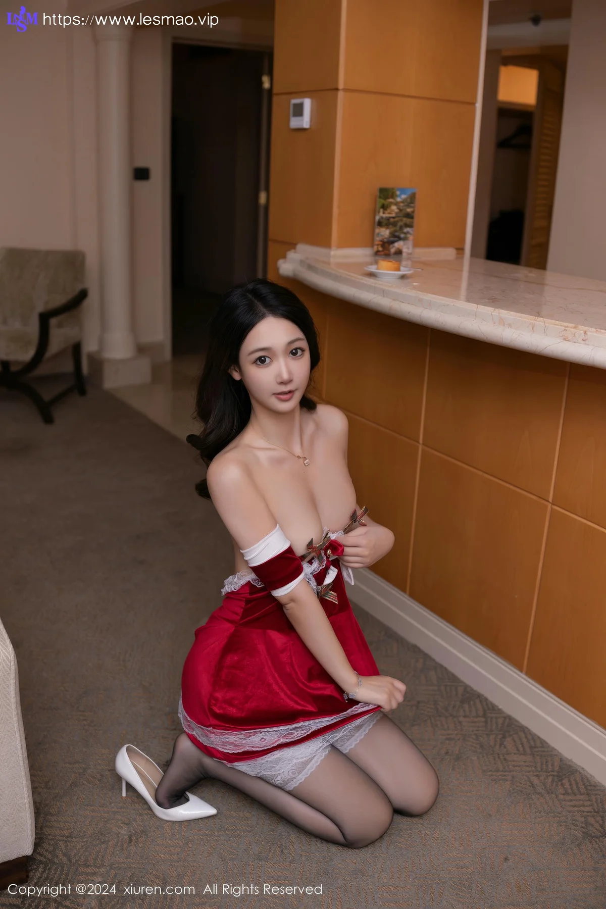 XiuRen 秀人 No.9644 唐安琪 乳贴制服写真 - 38