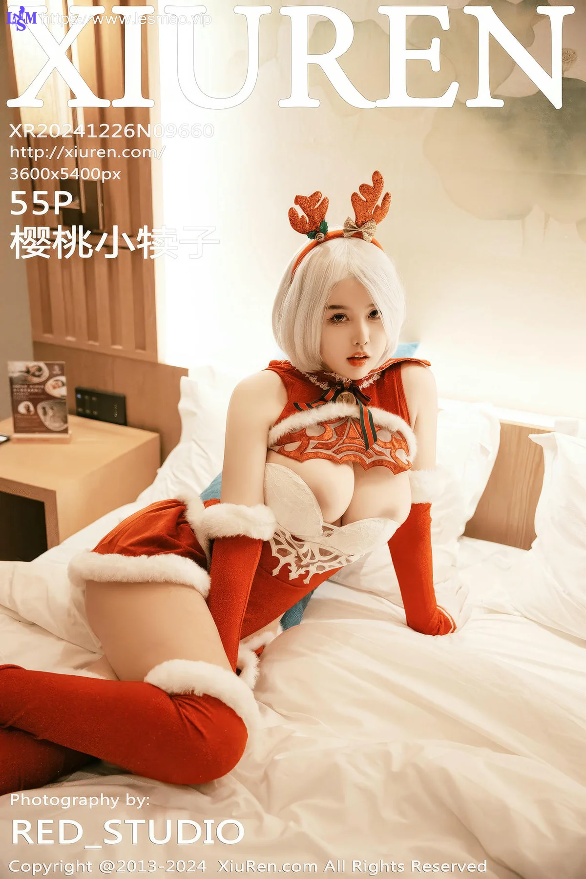 XiuRen 秀人 No.9660 樱桃小犊子 萝莉cos制服爆乳 - 56