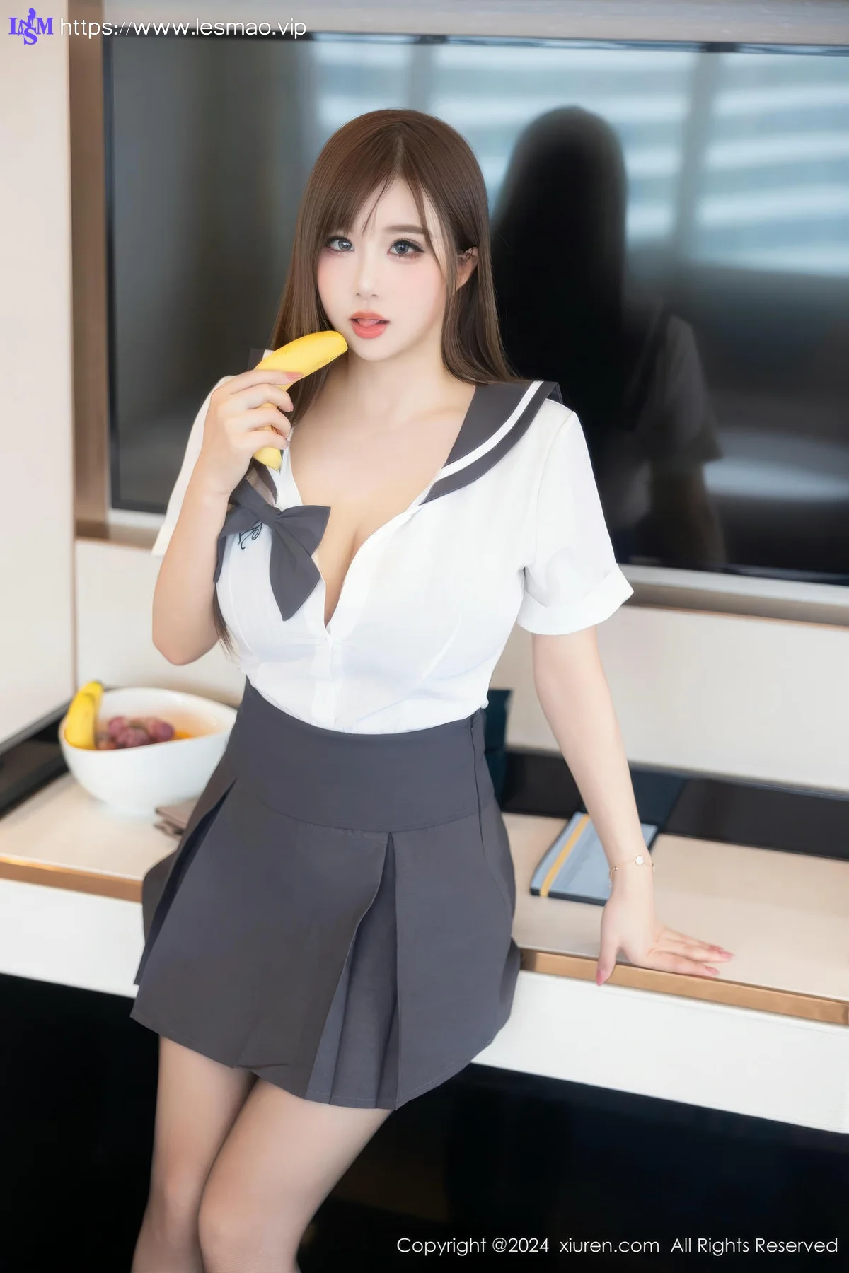 XiuRen 秀人 No.9663 小肉肉咪 透视内衣黑丝爆乳 - 7