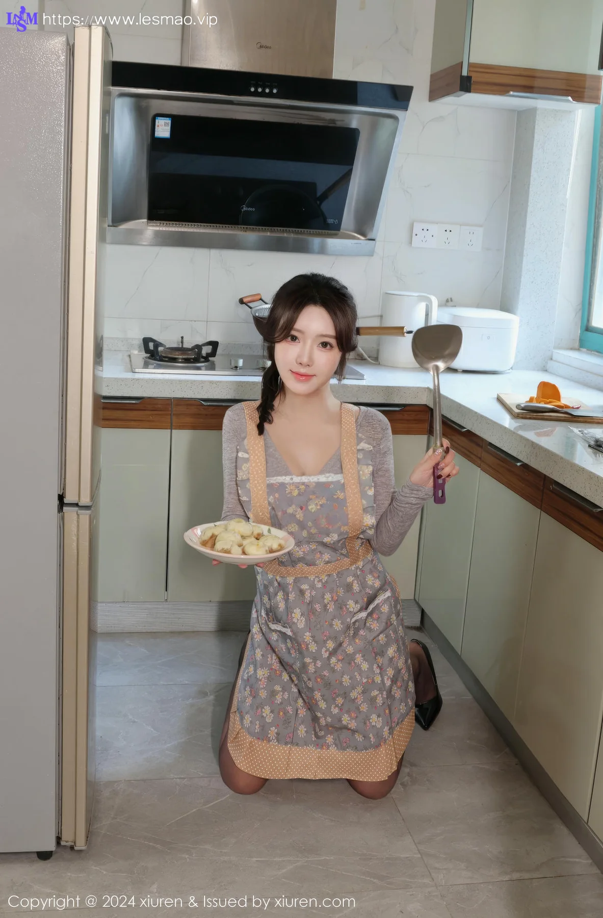 XiuRen 秀人 No.9673 小薯条nienie 性感厨娘诱惑 - 43