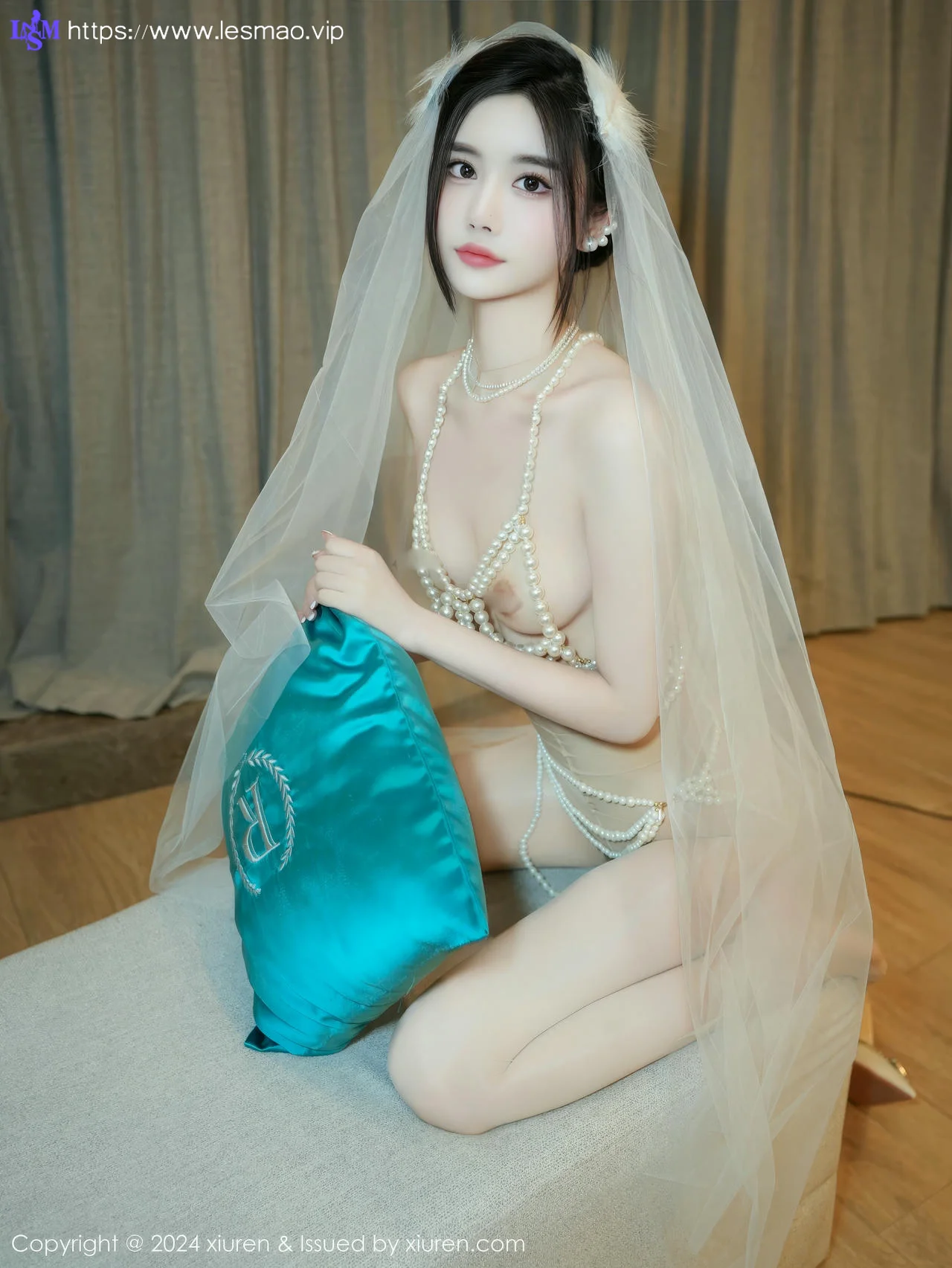 XiuRen 秀人 No.9674 Erikaki  玉体白纱诱惑 - 47