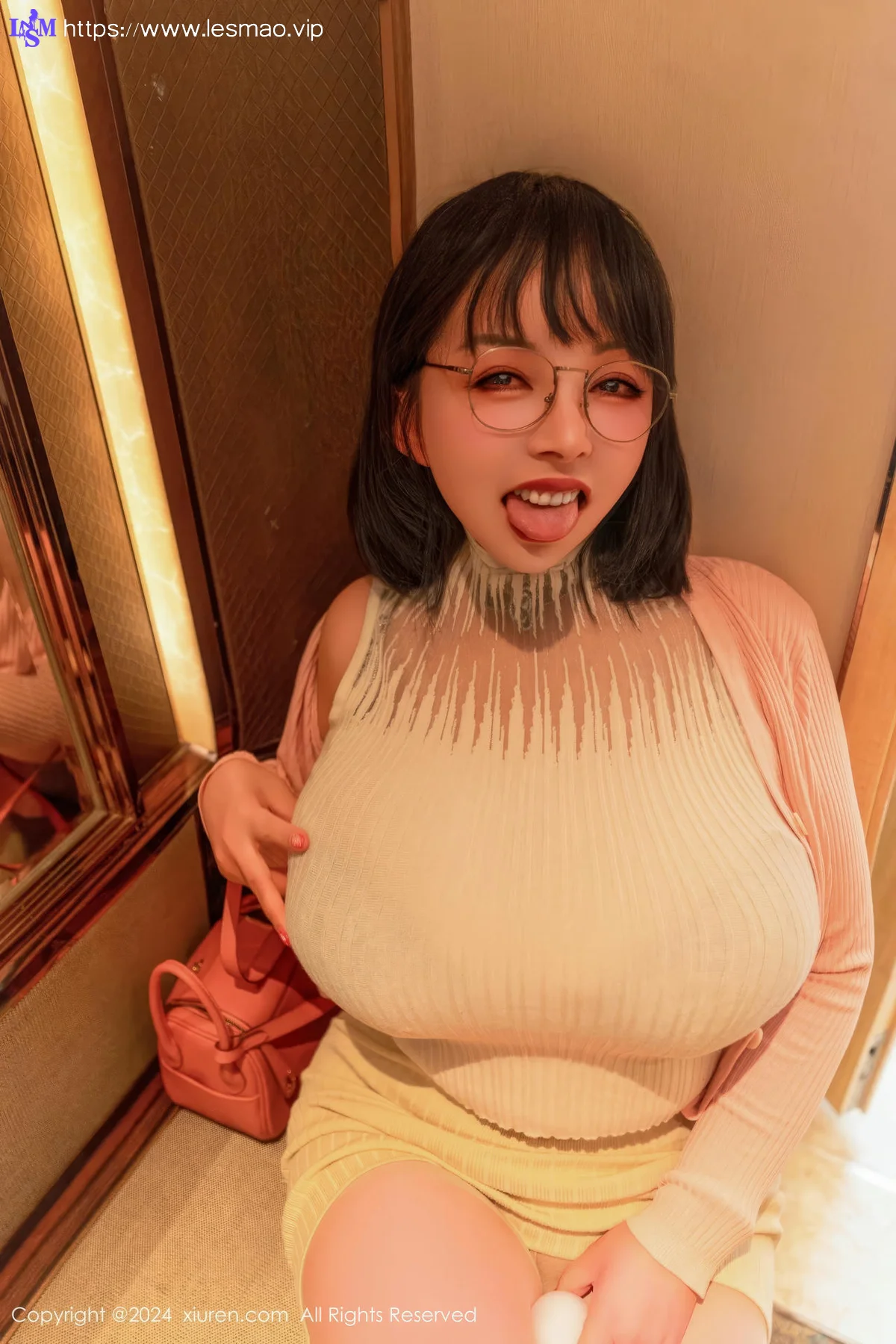 XiuRen 秀人 No.9685 油田溪溪 肥臀爆乳豹纹内衣 - 23