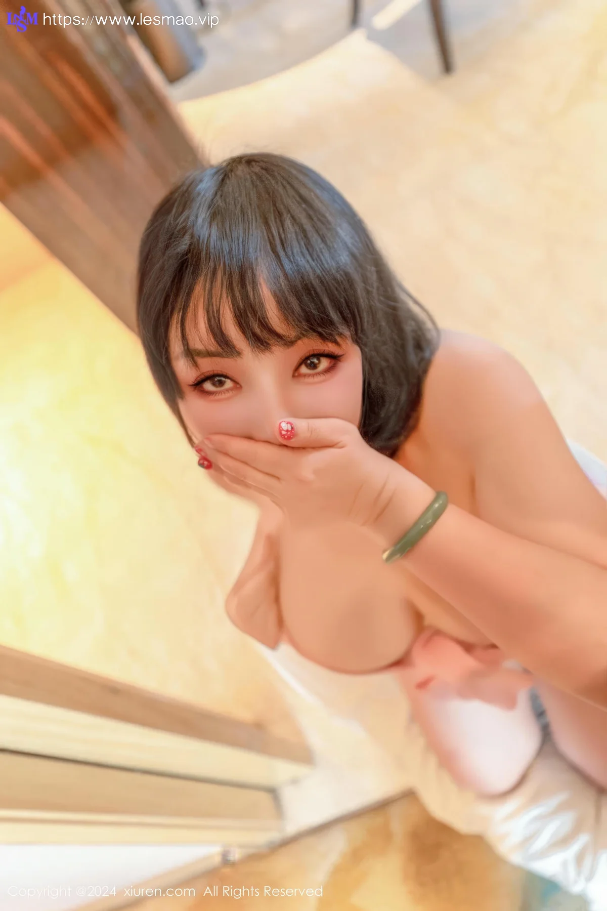 XiuRen 秀人 No.9685 油田溪溪 肥臀爆乳豹纹内衣 - 89