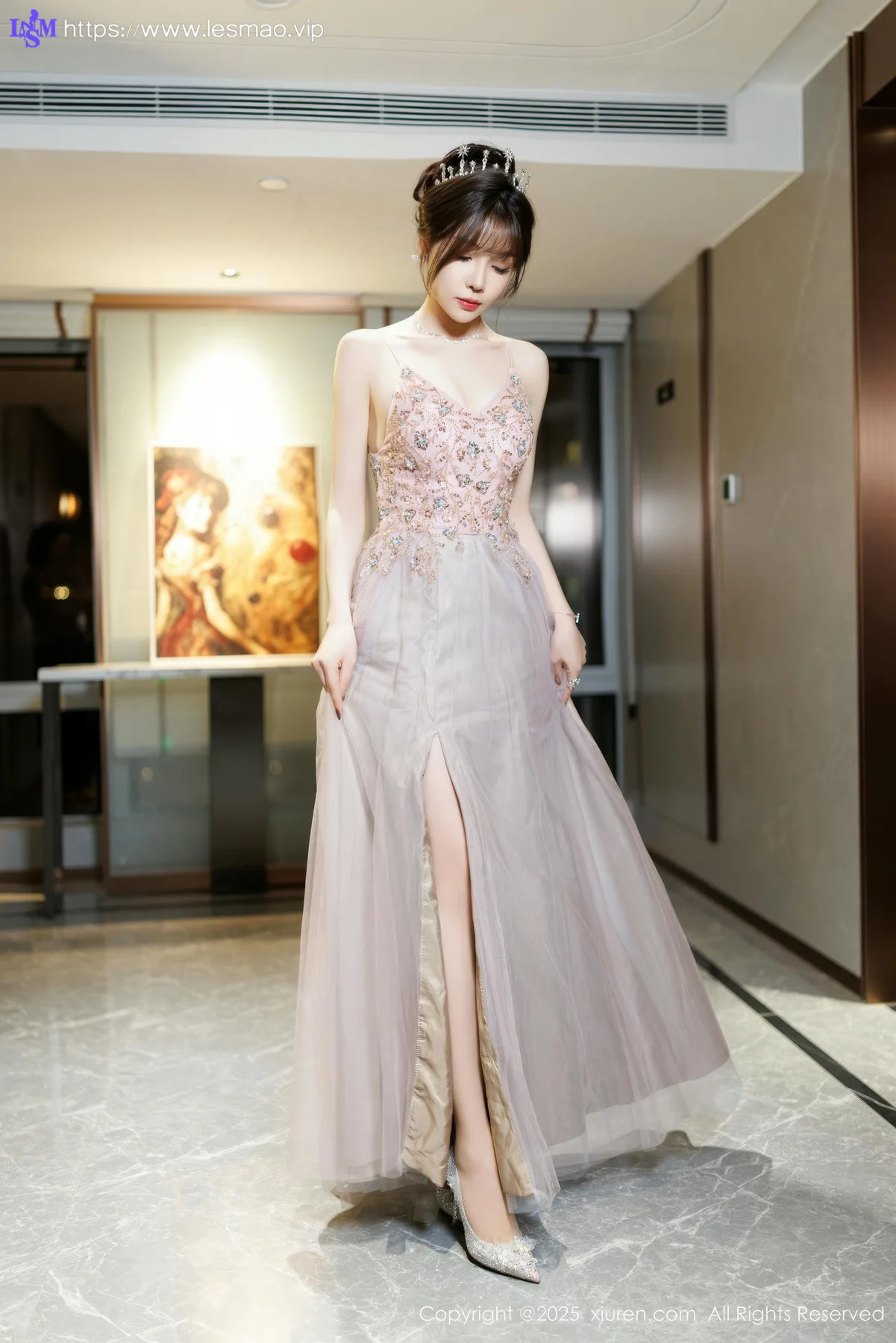 XiuRen 秀人 No.9699 徐莉芝Booty 香肩玉体内衣私房 - 4