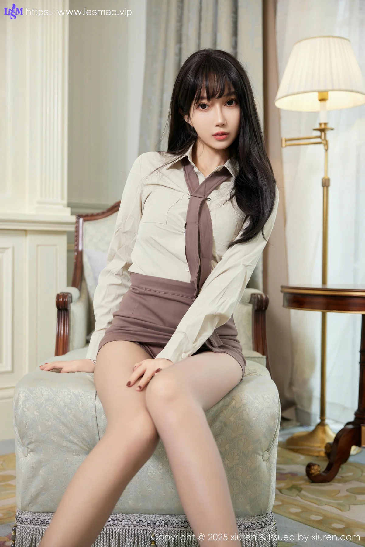 XiuRen 秀人 No.9702 玥儿玥er 短裙ol制服 - 11